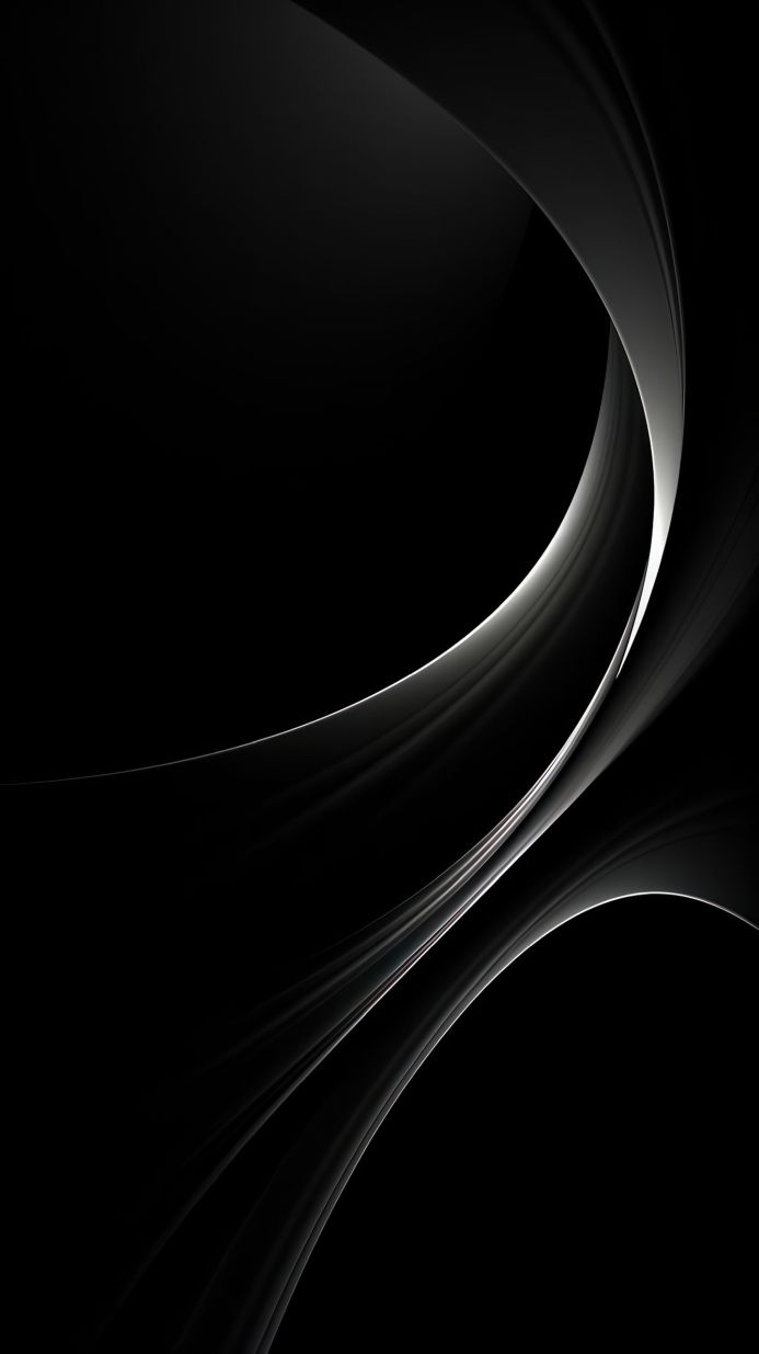 Abstract curved lines in black and white create a dynamic design