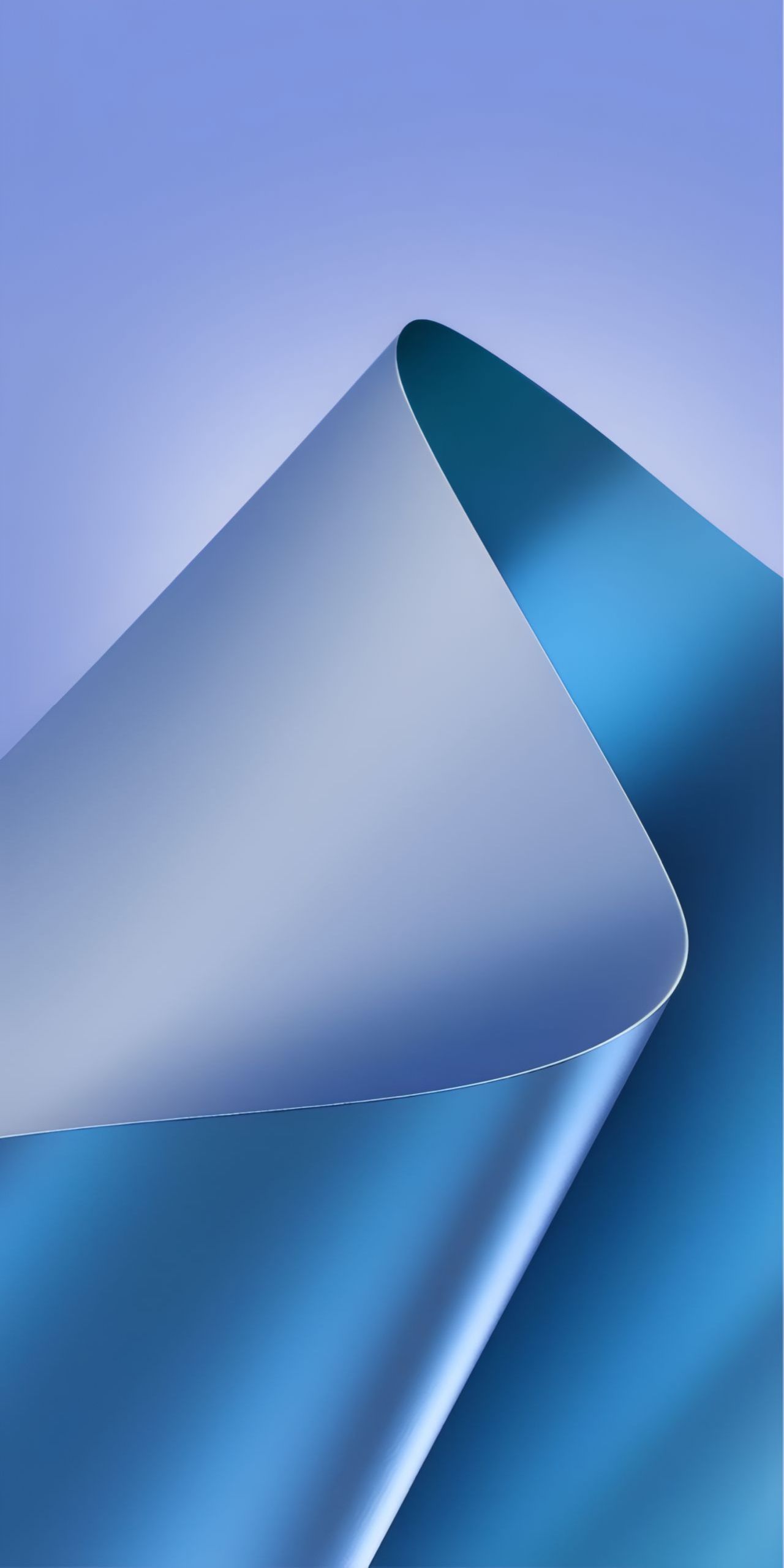 Abstract shapes blue gradient