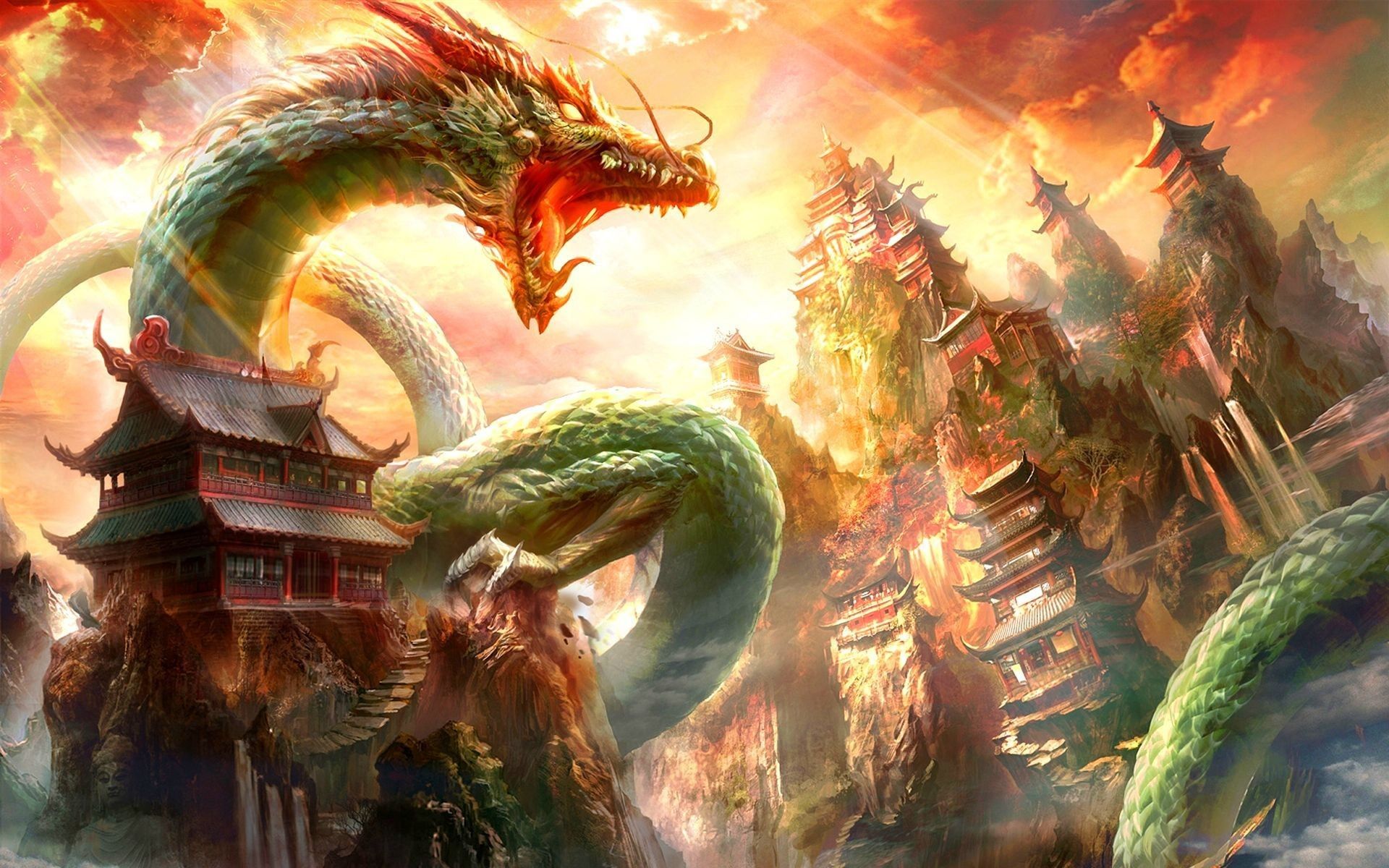 54 Cool Dragon Wallpapers - WallpaperBoat