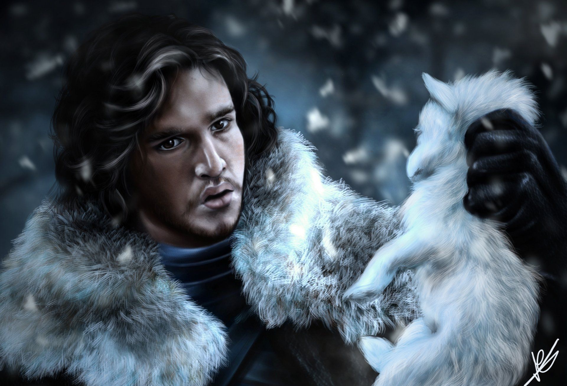 Game of Thrones Jon Snow art