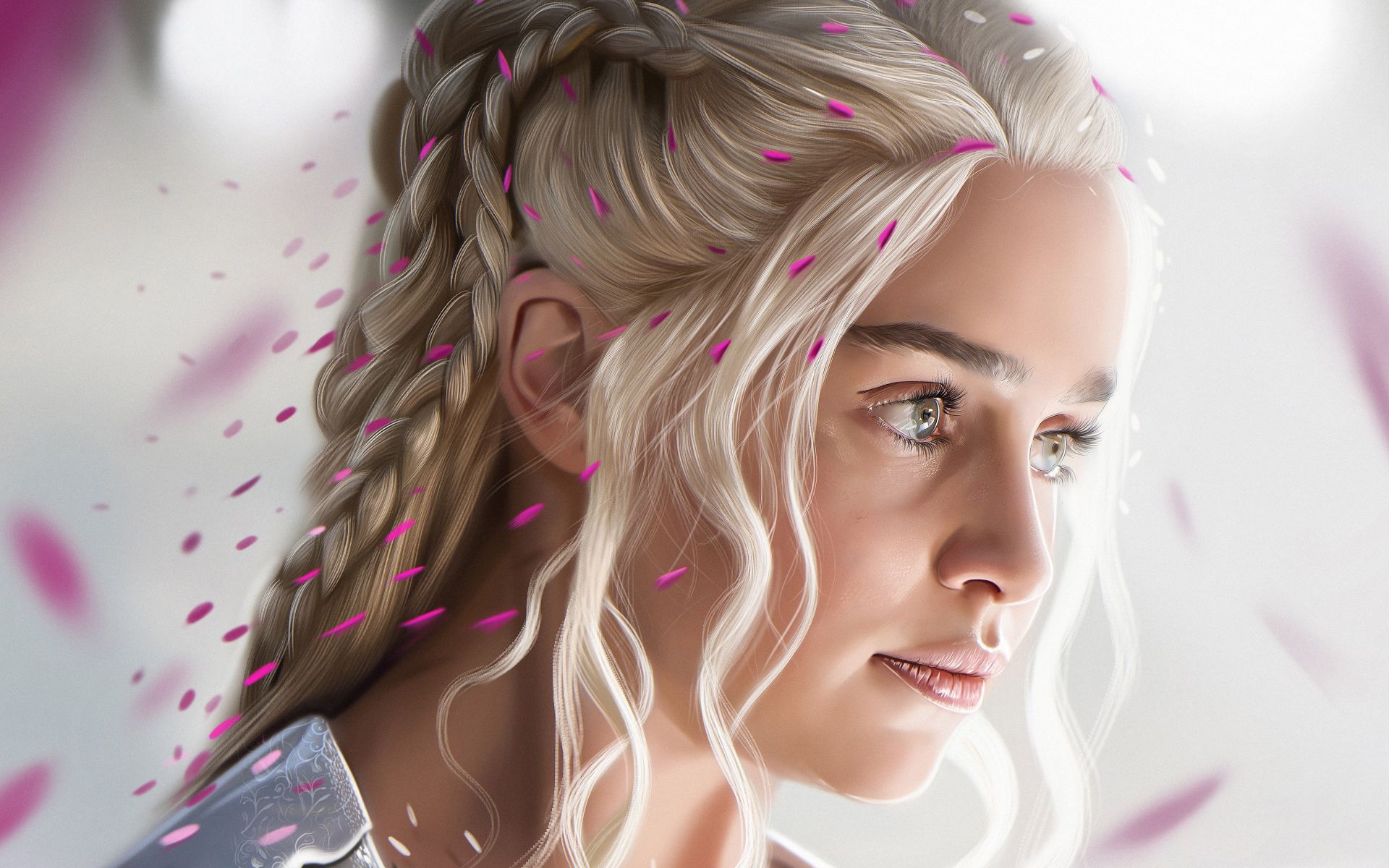 Game of Thrones Daenerys Targaryen face art
