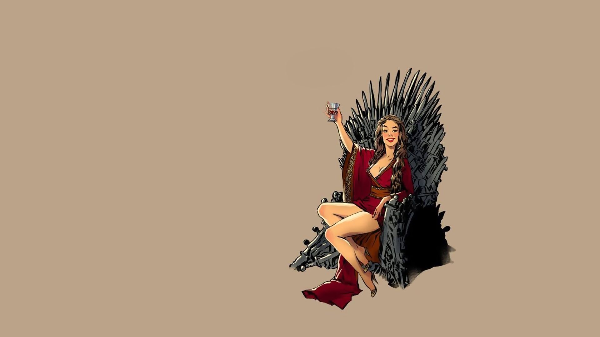 Cersei Lannister Game of Thrones illustration