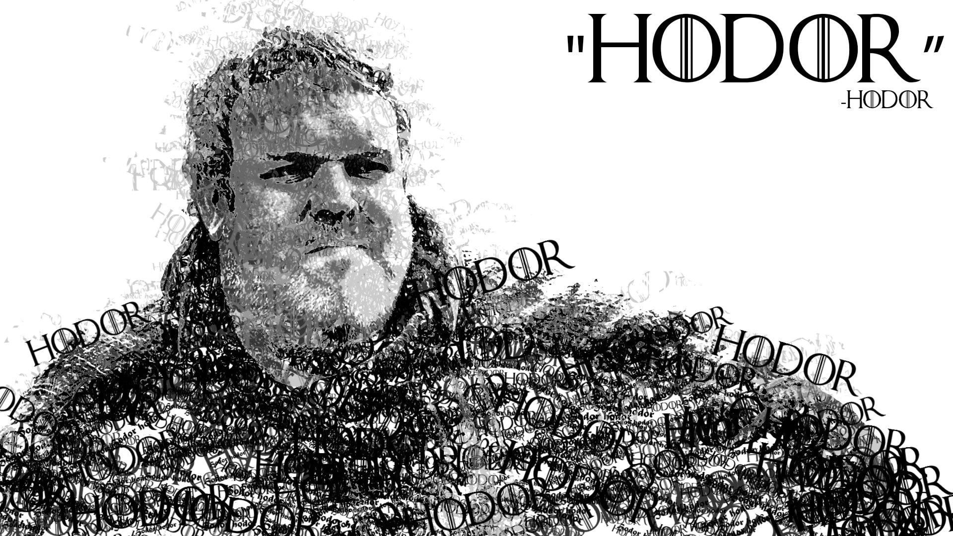 Game of Thrones Hodor in words