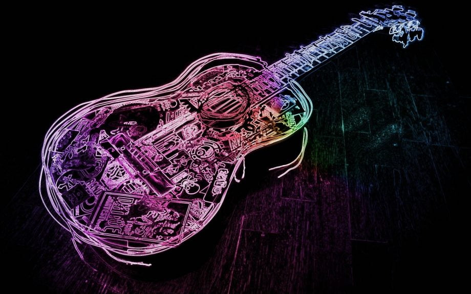 38 Abstract Guitar Wallpapers Wallpaperboat