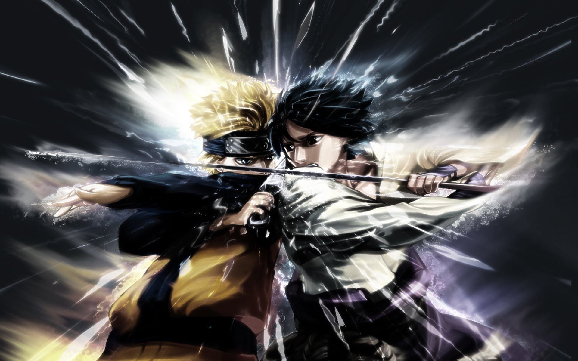 Naruto and Sasuke, Wallpaper