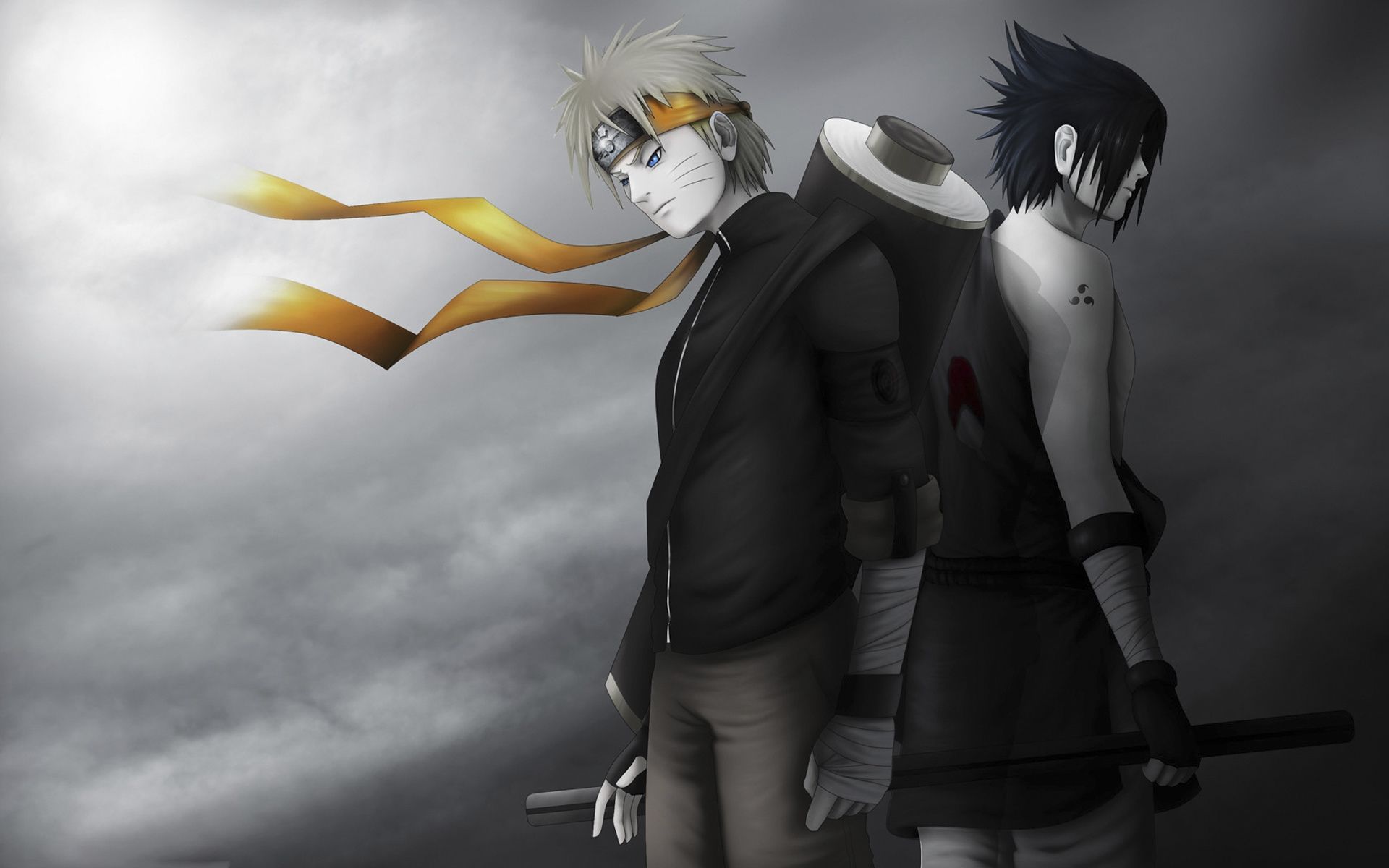 Naruto and Sasuke, Cool Wallpaper