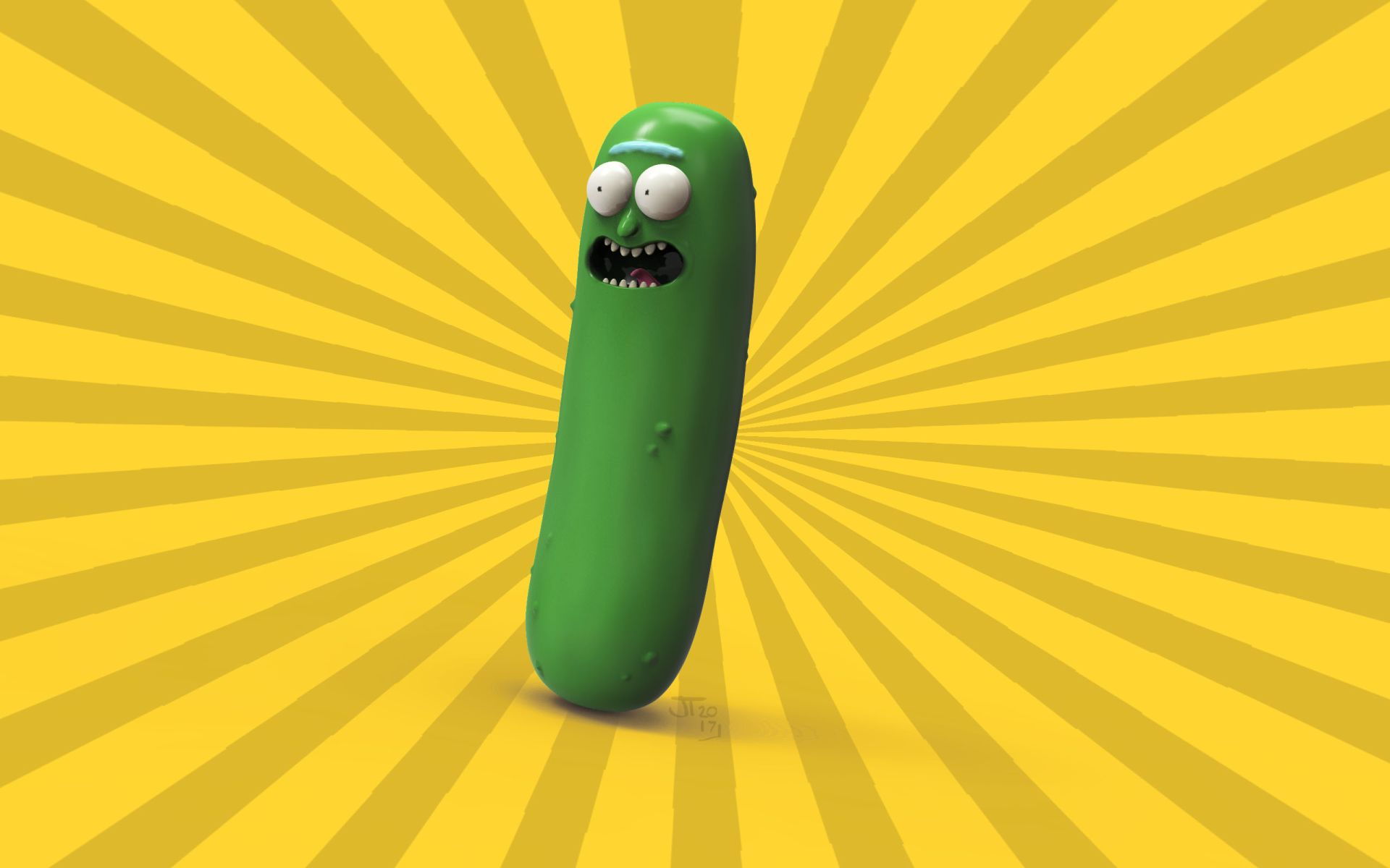 Rick and Morty Trippy hd, Pickle Rick, wallpaper