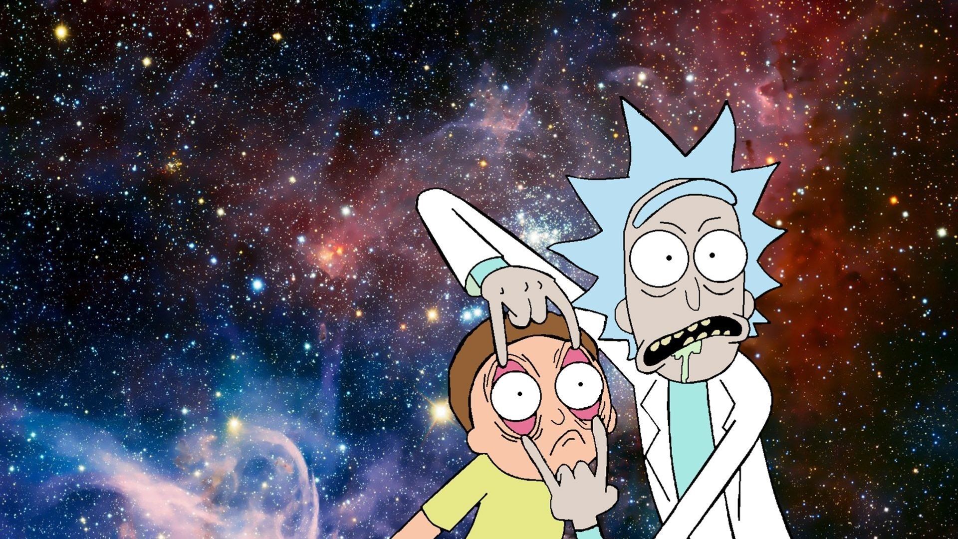 Rick and Morty Trippy wallpaper