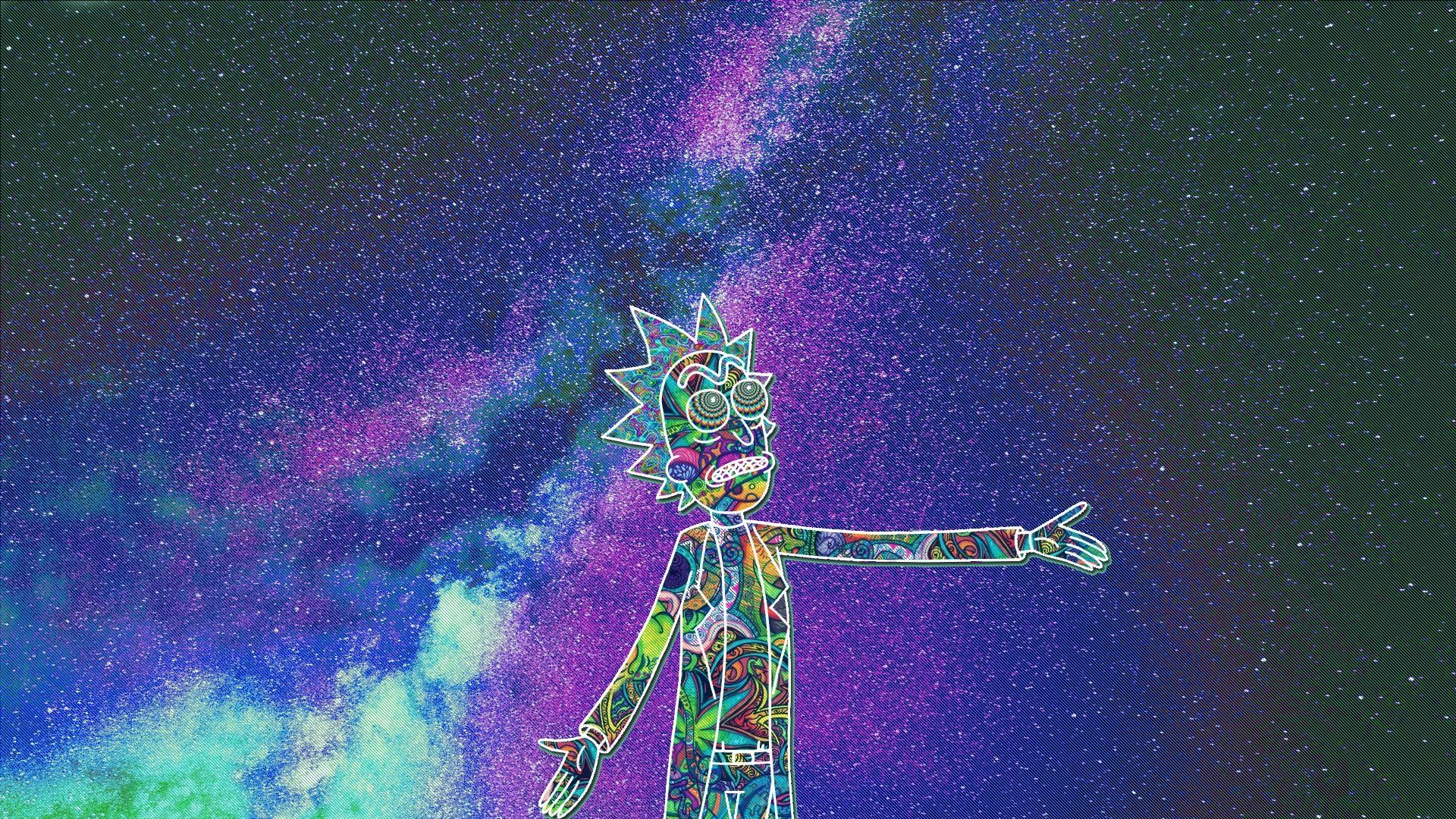 Rick and Morty Trippy wallpaper