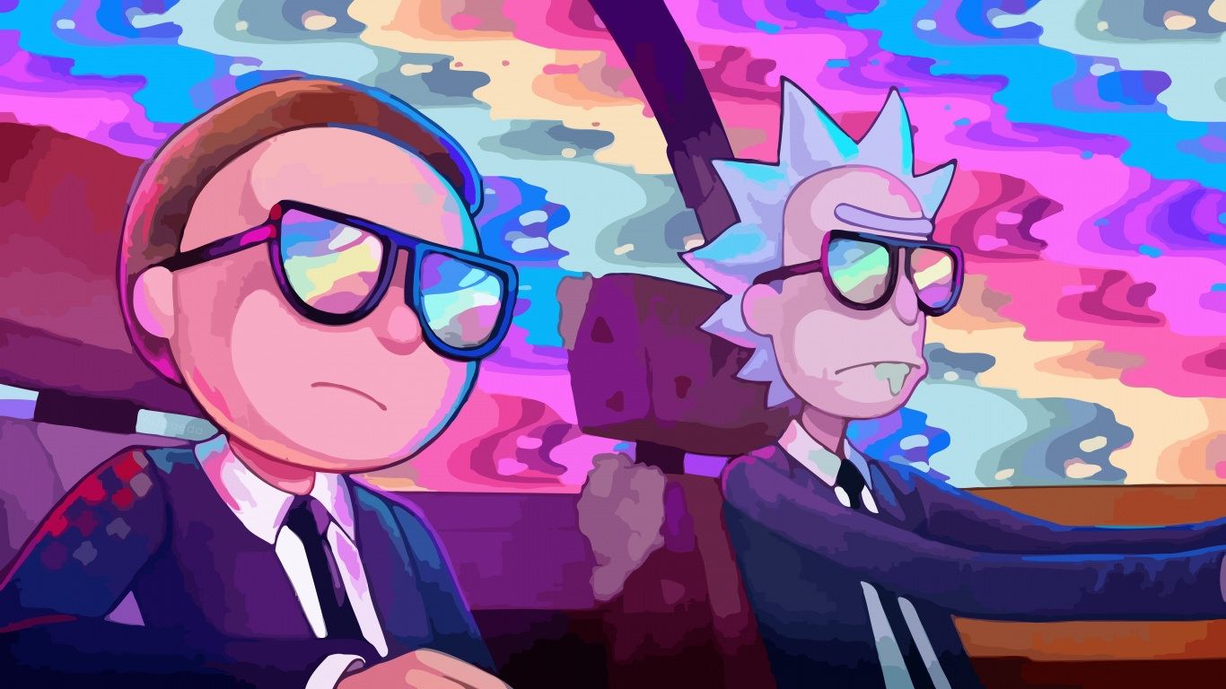 44 Rick and Morty Trippy Wallpapers - Wallpaperboat