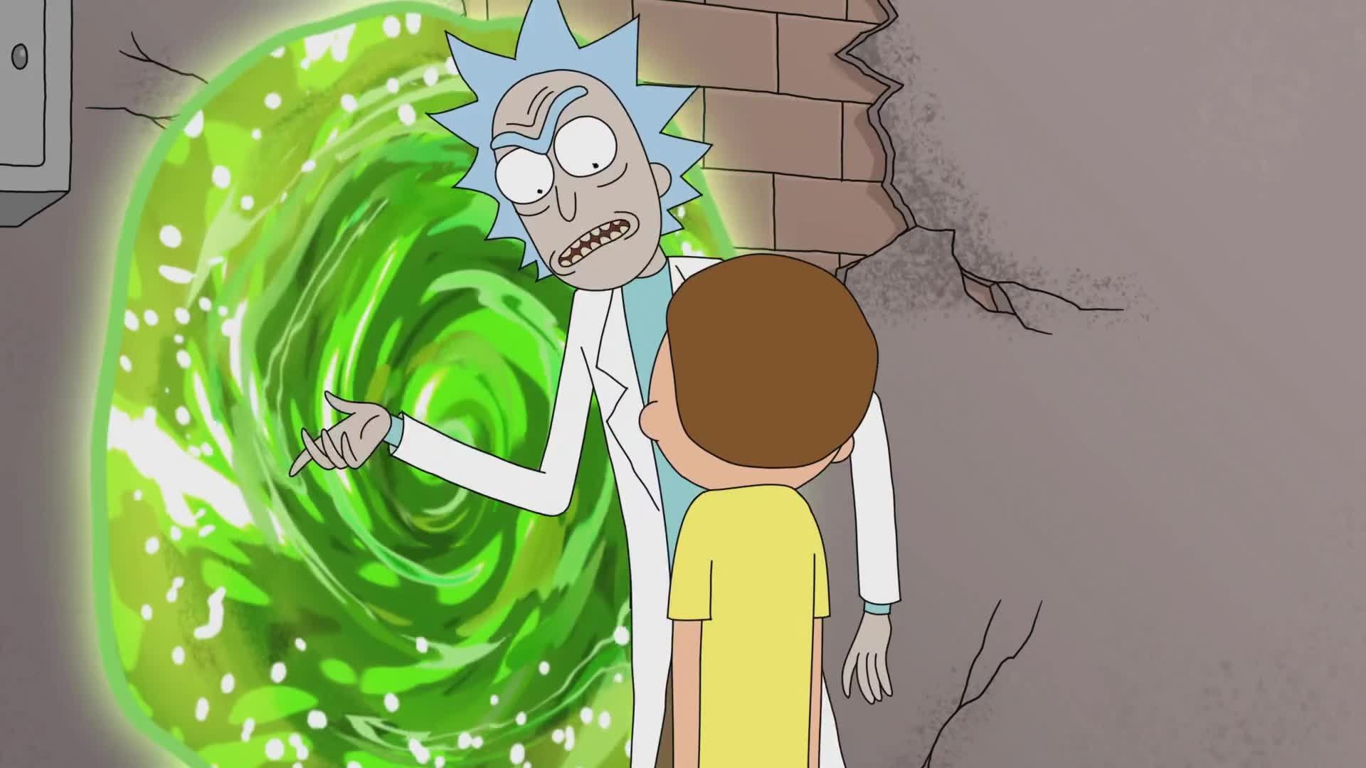 Rick and Morty Portal 8K Wallpaper #5.123