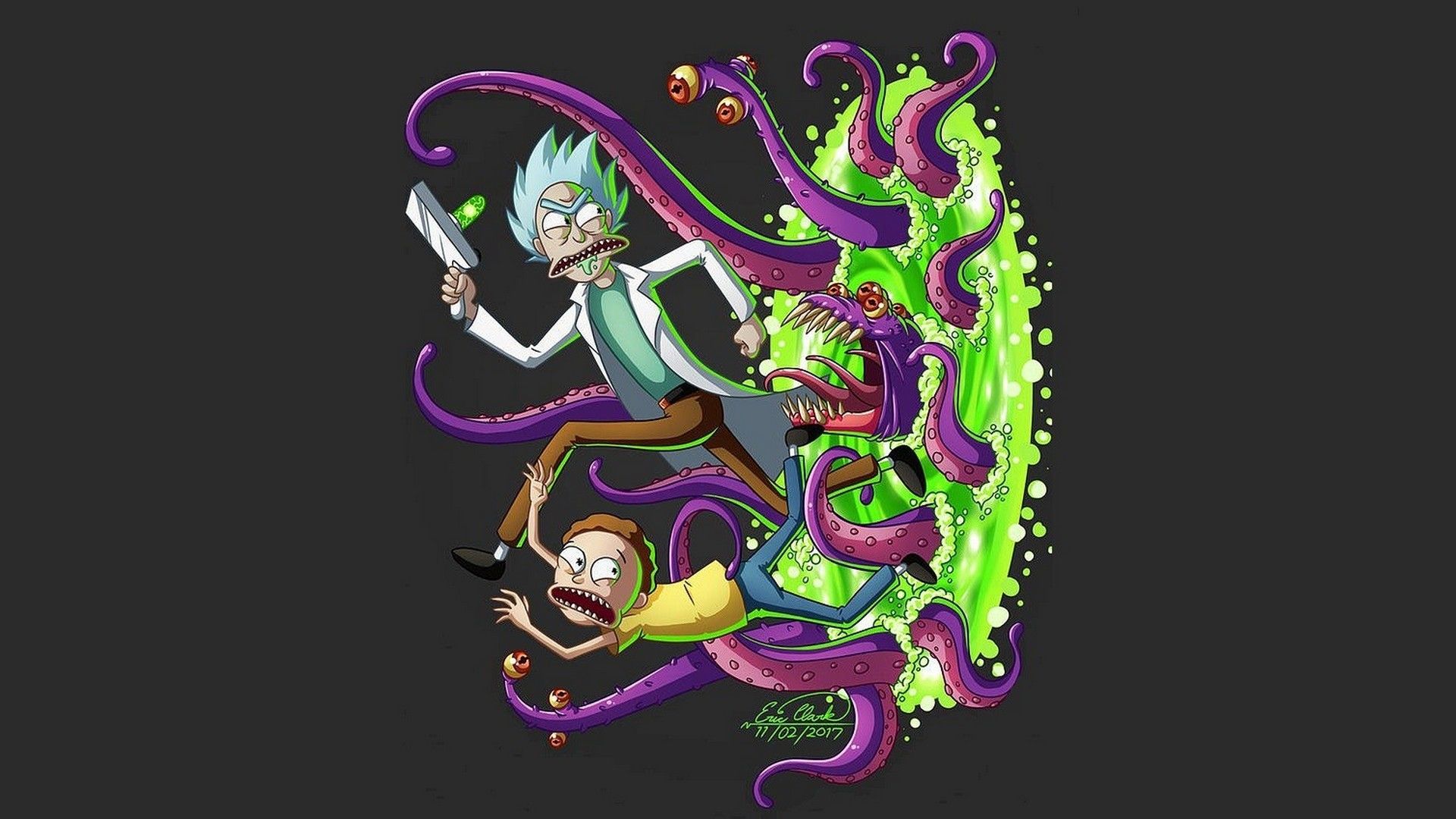 24 Rick and Morty Portal Wallpapers - WallpaperBoat