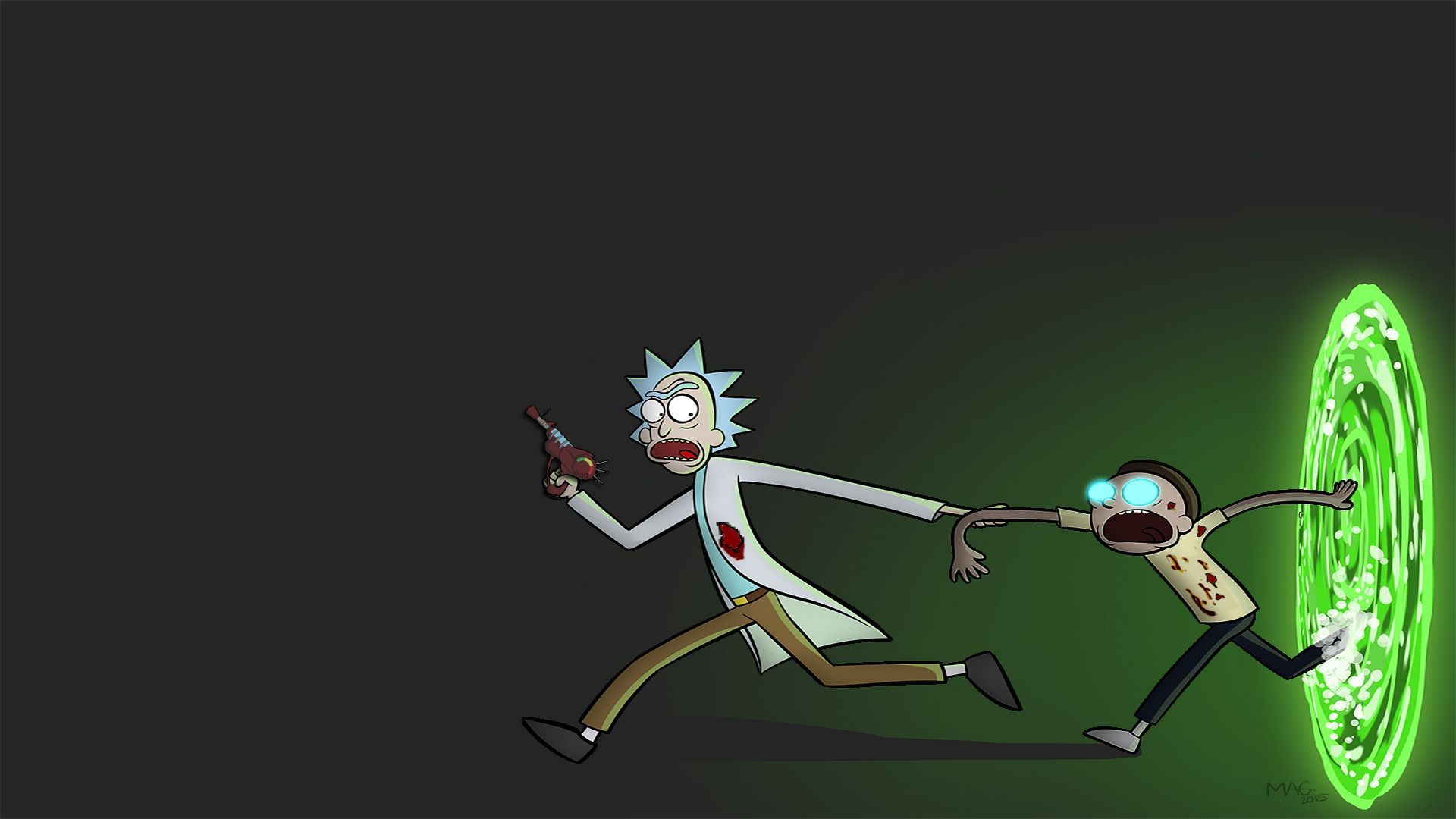 Rick and Morty Portal wallpaper