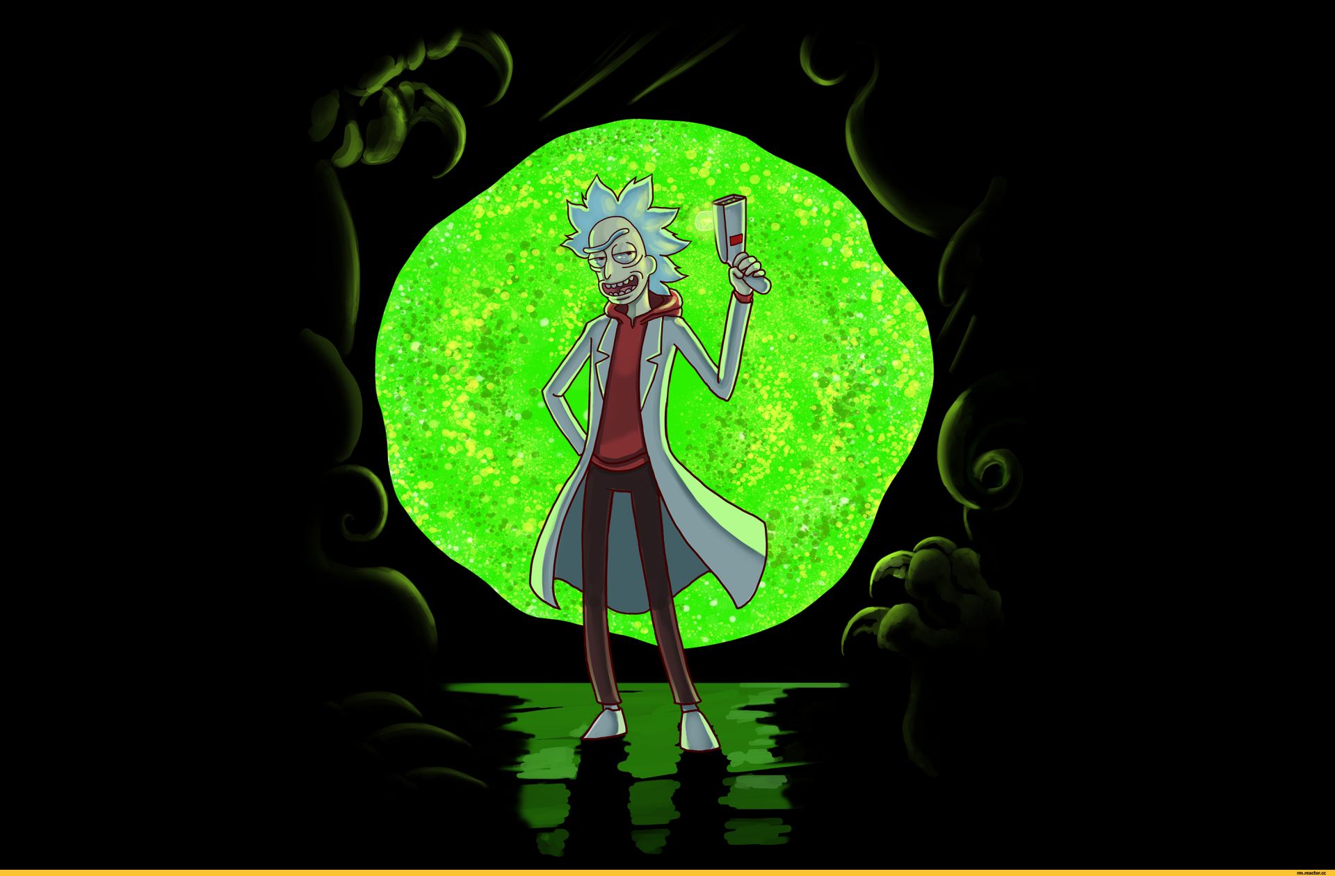 24 rick and morty portal wallpapers wallpaperboat 24 rick and morty portal wallpapers