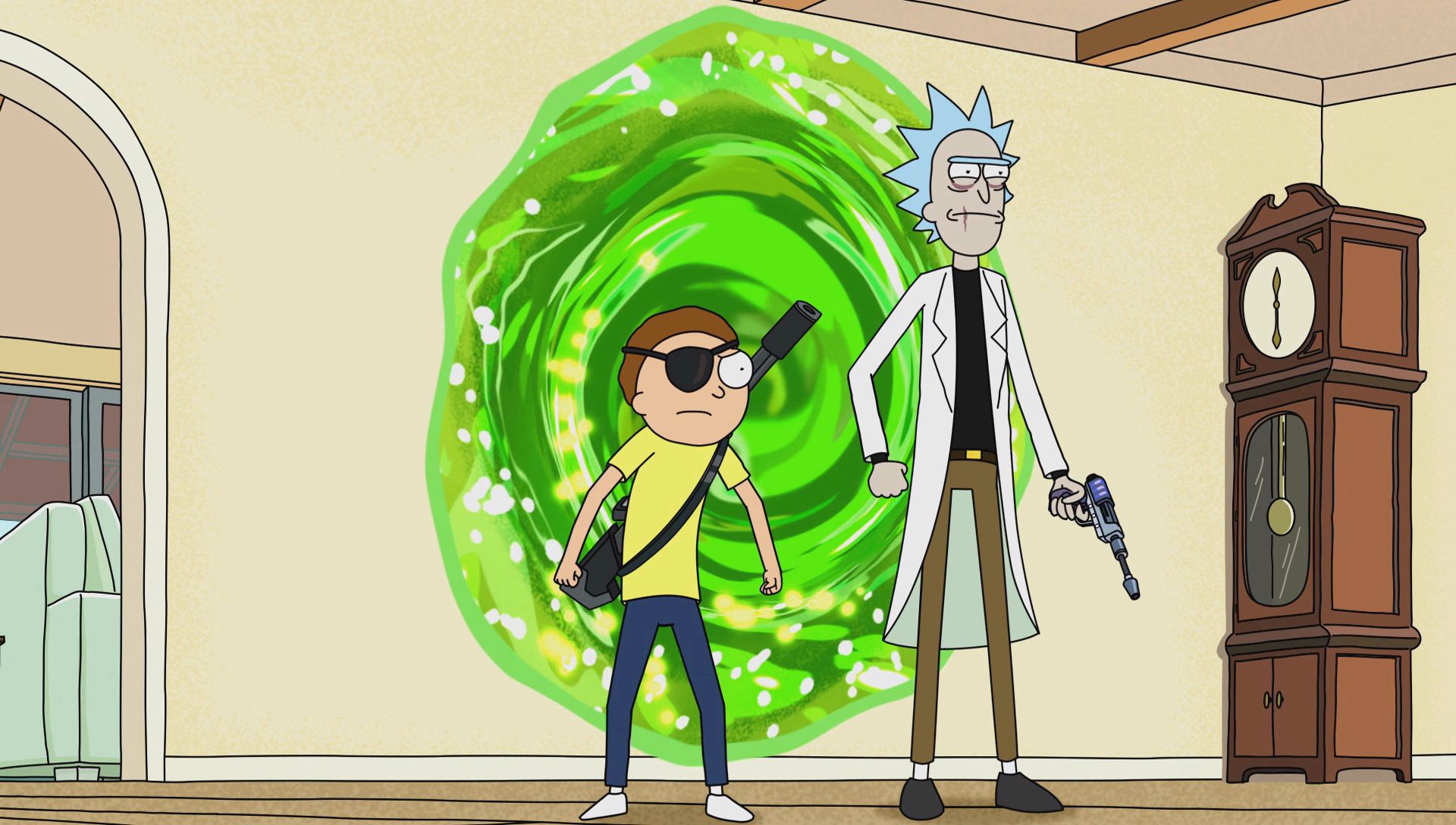 Rick and Morty Portal 8K Wallpaper #5.123