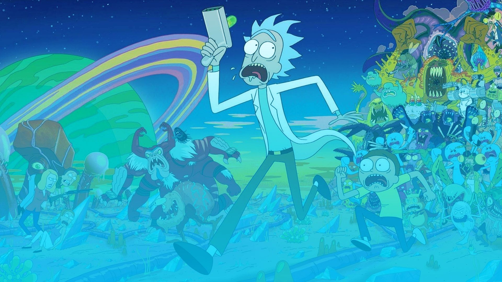 Rick And Morty Background Wallpaper - EnWallpaper