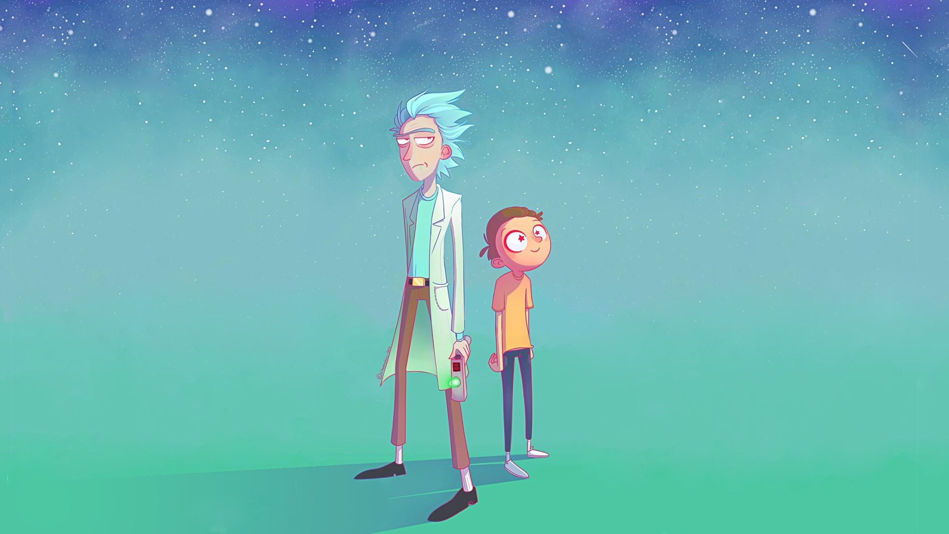 Rick and Morty laptop wallpaper