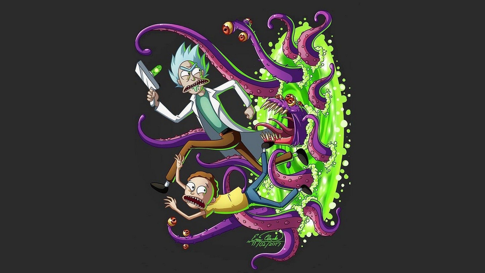 Rick and Morty high wallpaper