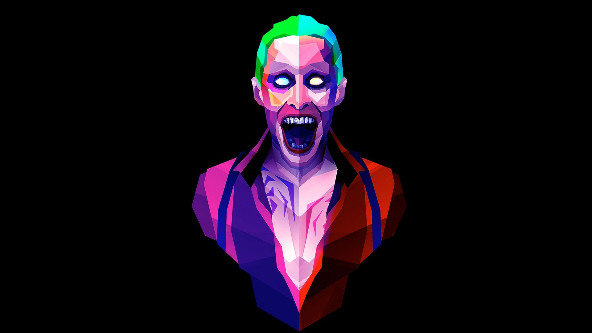 Suicide Squad Joker art, 1080p Wallpaper
