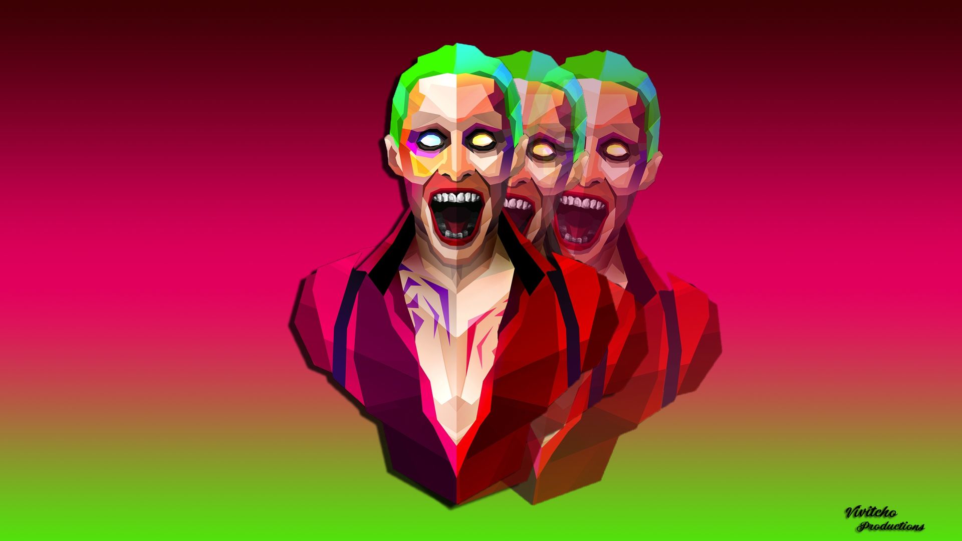 Suicide Squad Joker art, Free Desktop Wallpaper