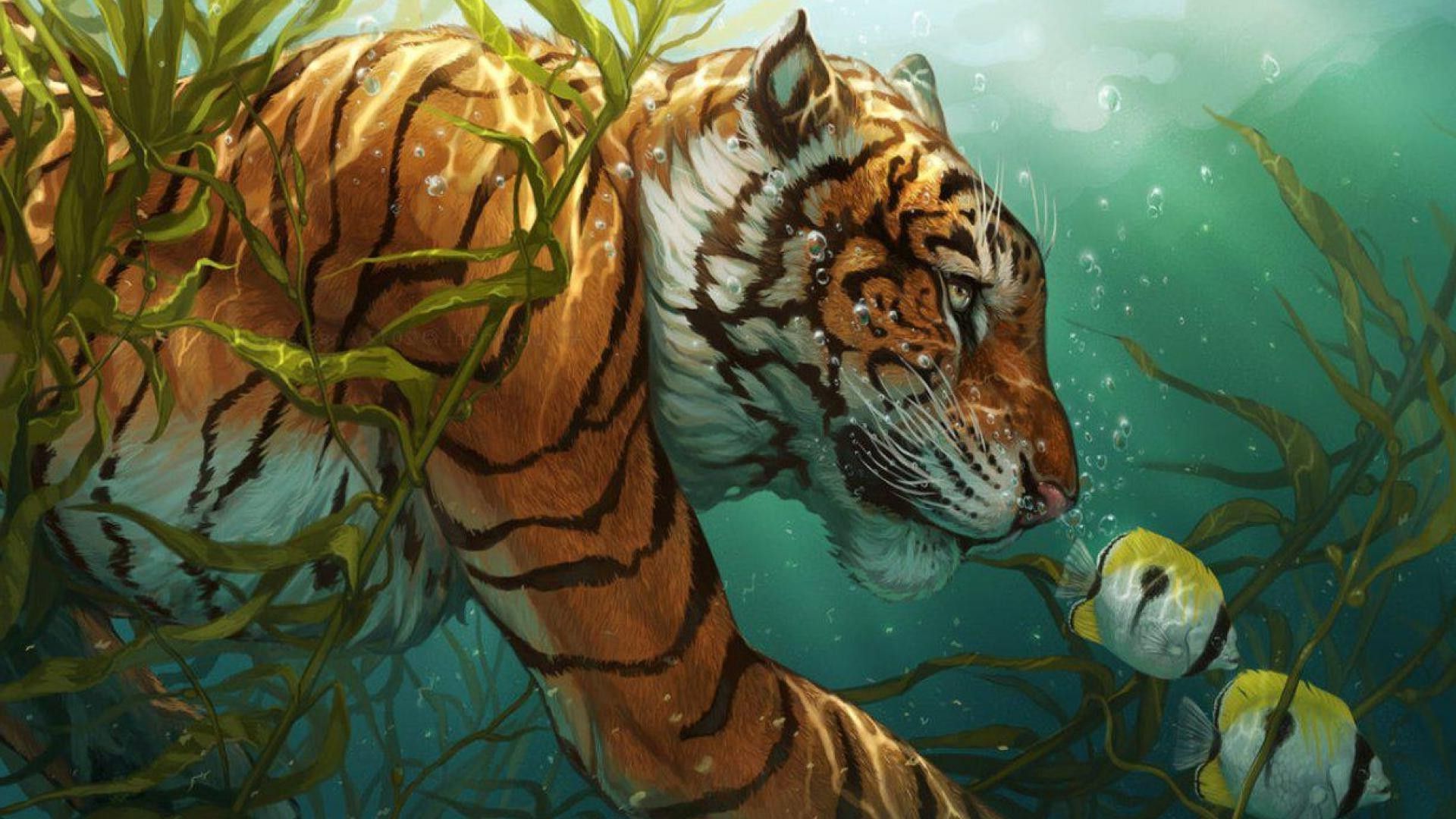 Tiger Art, Download Wallpaper