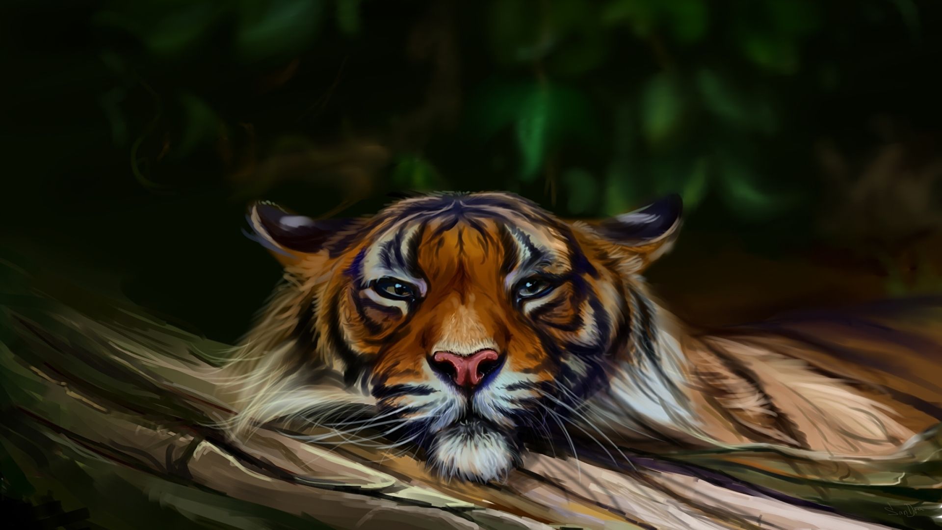 Tiger Art, Cool Wallpaper