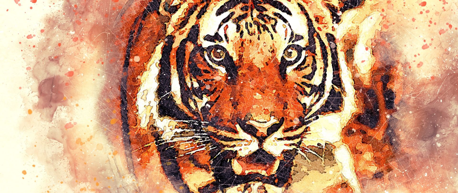 Tiger Art, Wallpaper