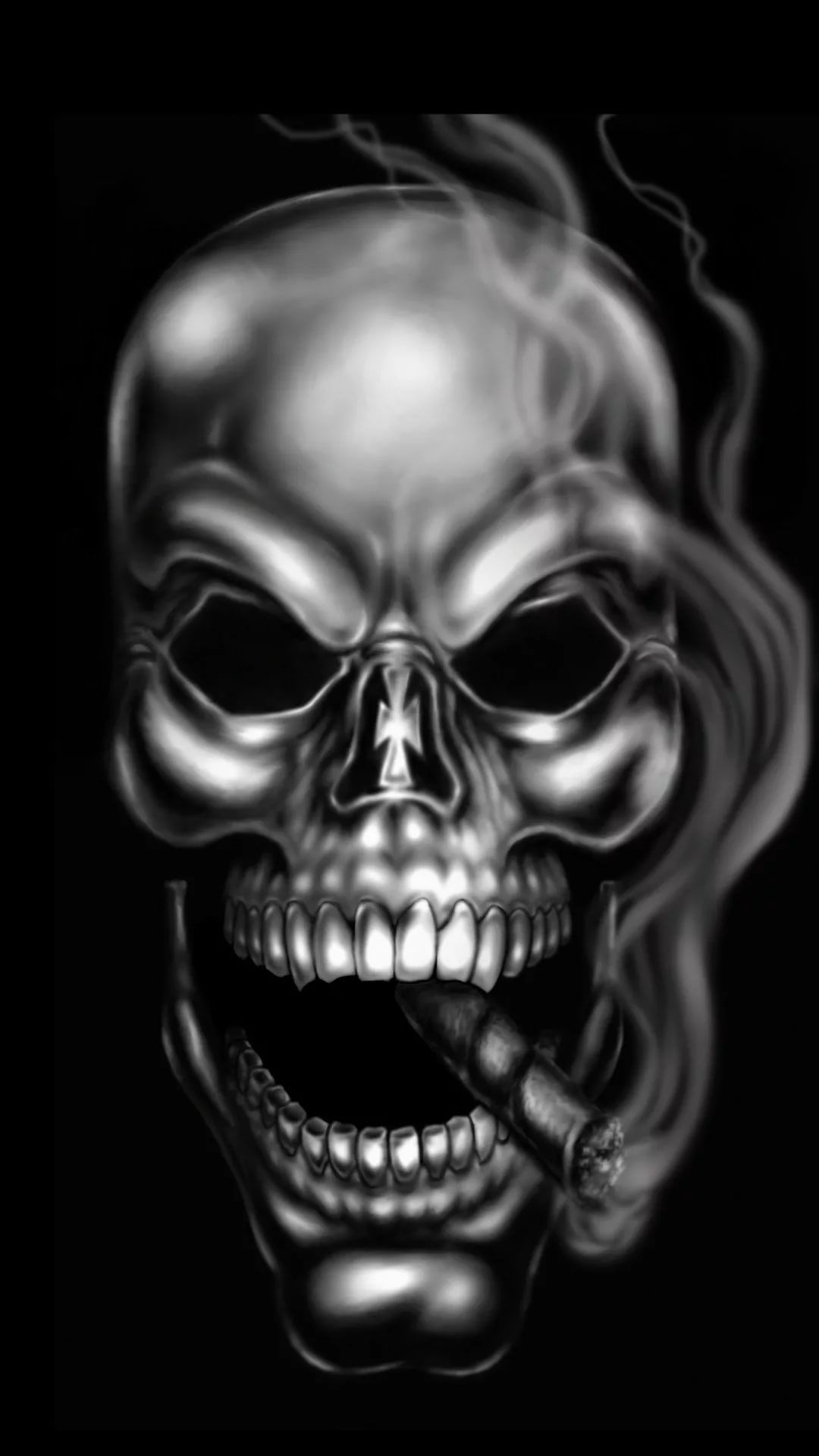 Cool Skull iOS 7 wallpaper