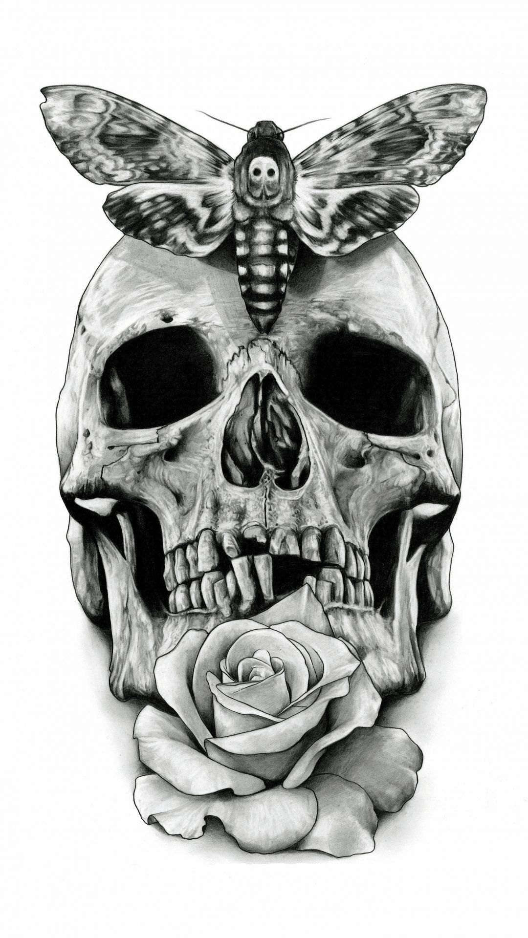 Cool Skull HD wallpaper for mobile