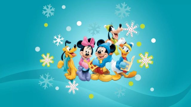 24 Disney Christmas HD Wallpapers - Wallpaperboat