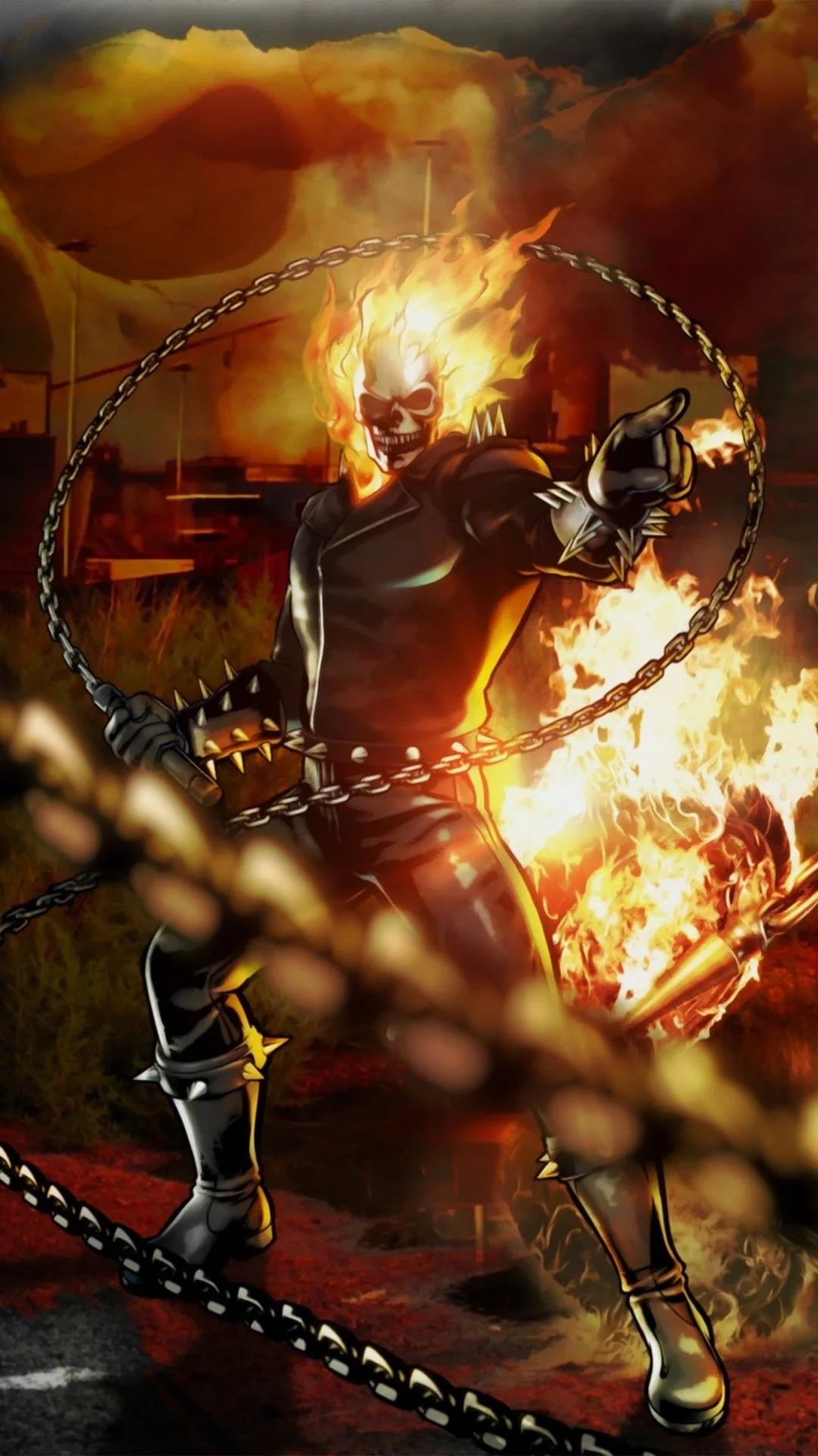 18 Ghost Rider iPhone Wallpapers - Wallpaperboat