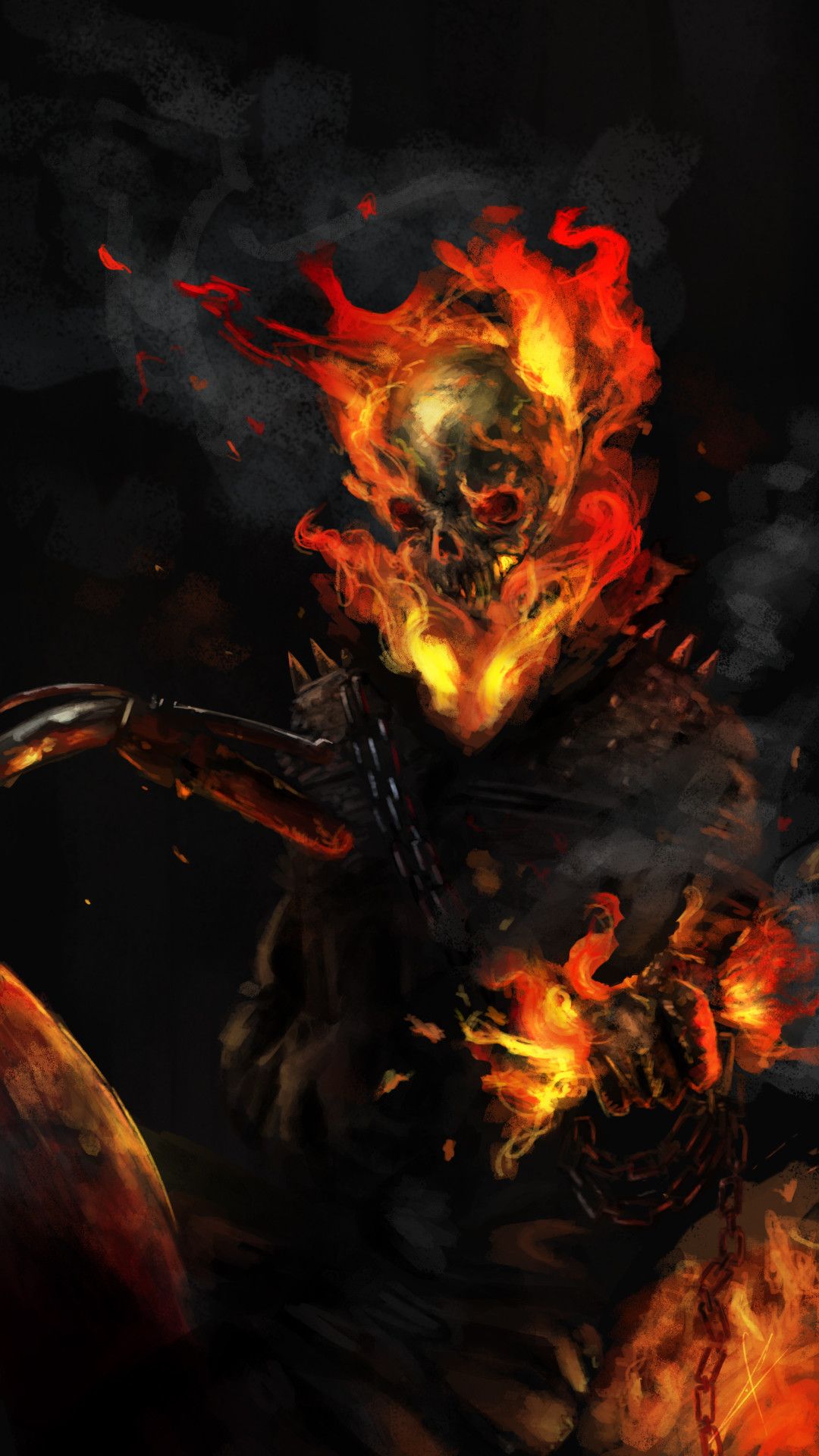Ghost Rider cool phone wallpaper