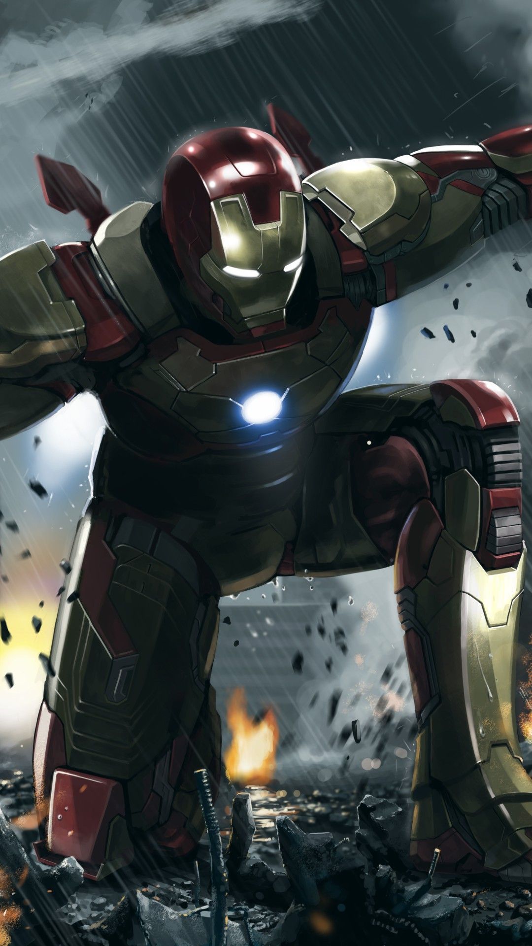 Iron Man D HD wallpaper for mobile