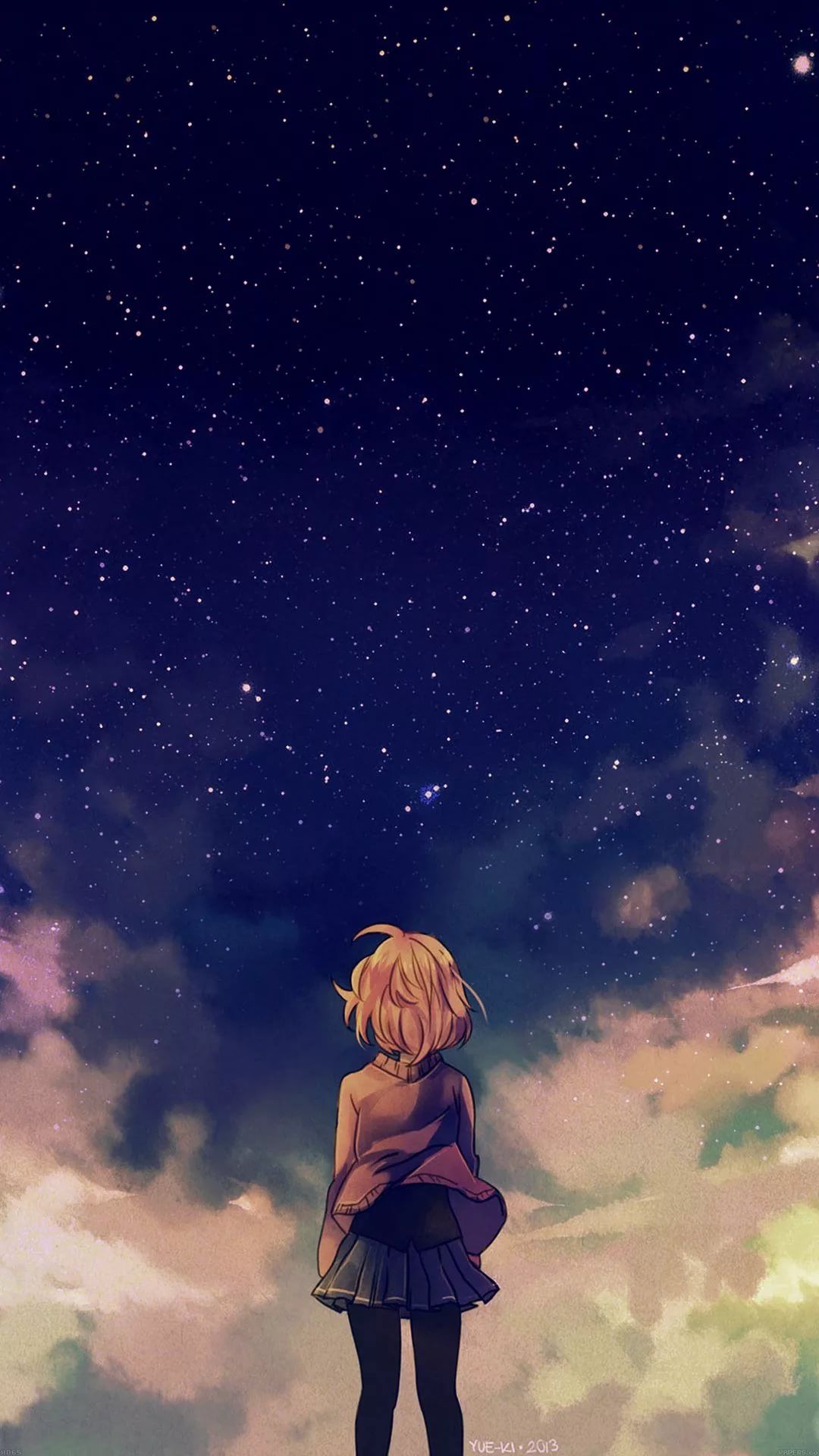 Sad Anime Apple iPhone wallpaper