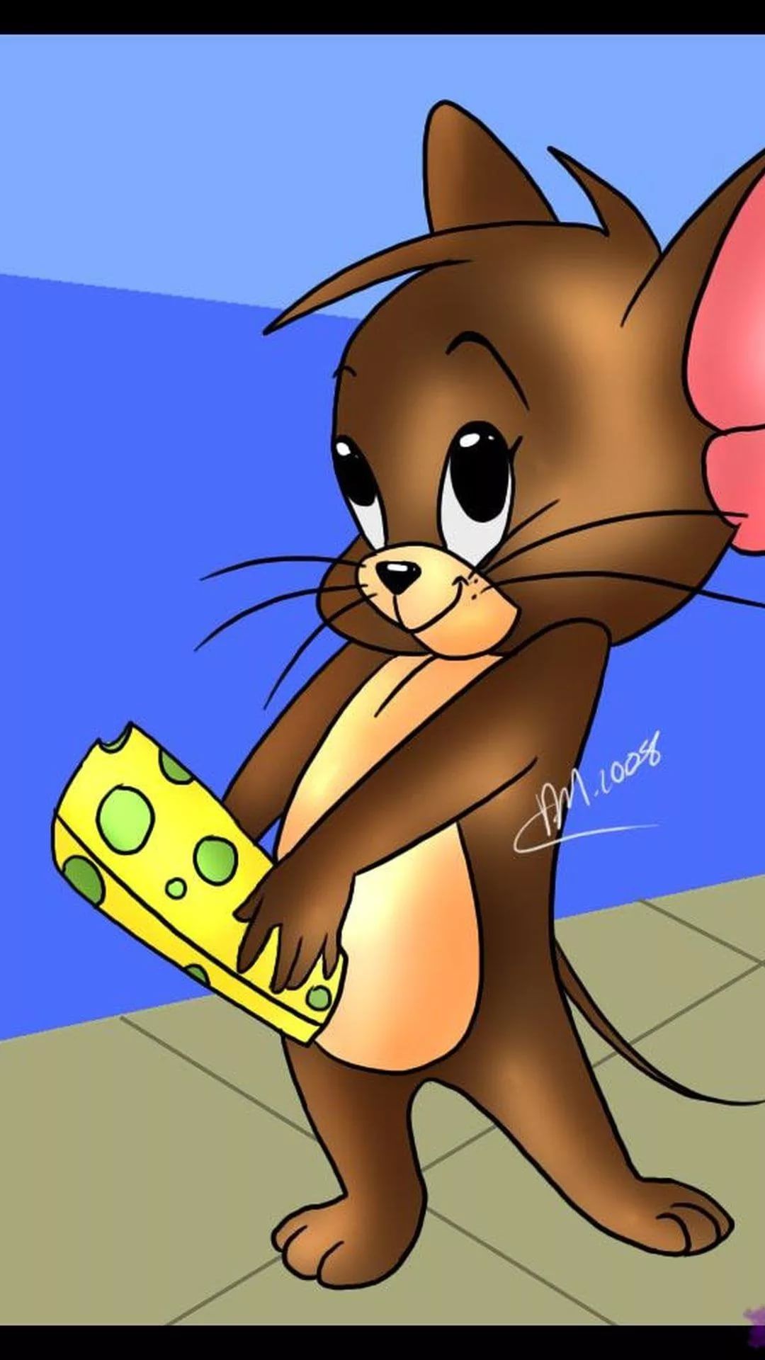 Tom And Jerry iPhone lock screen wallpaper