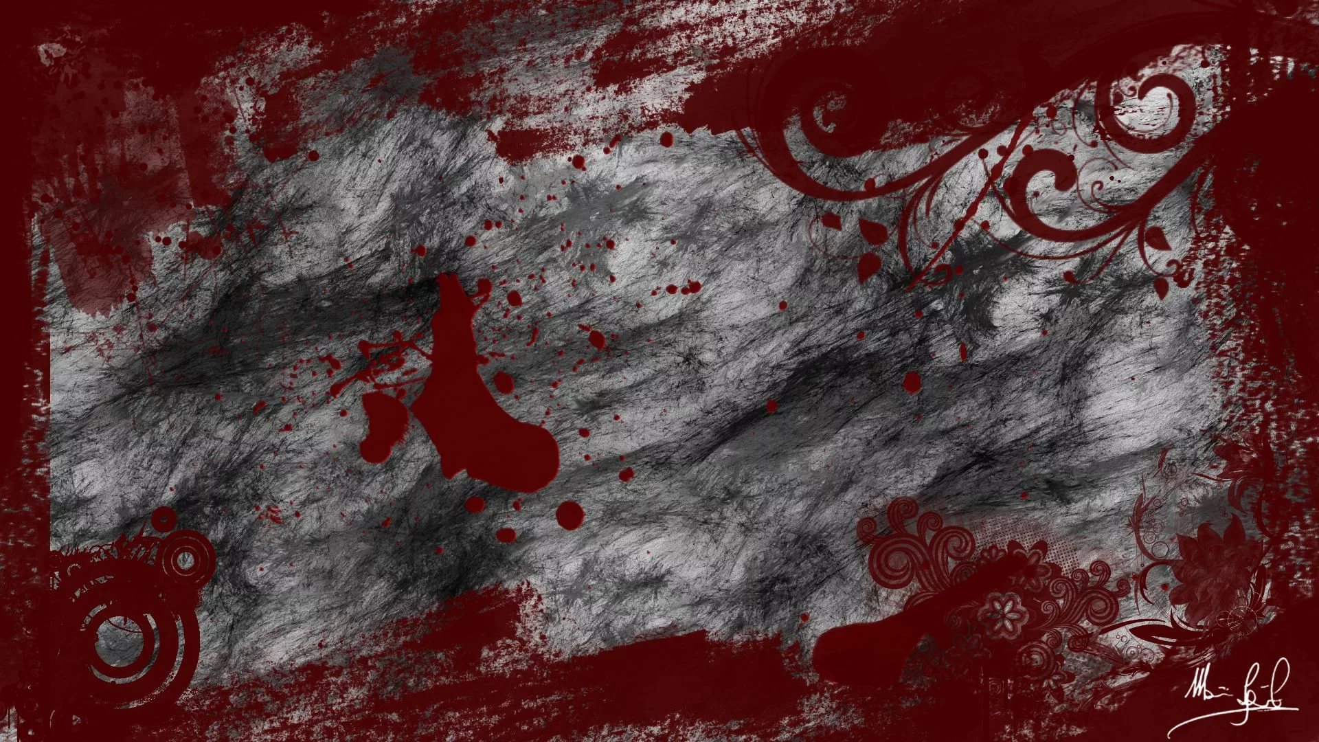 Blood hd desktop wallpaper