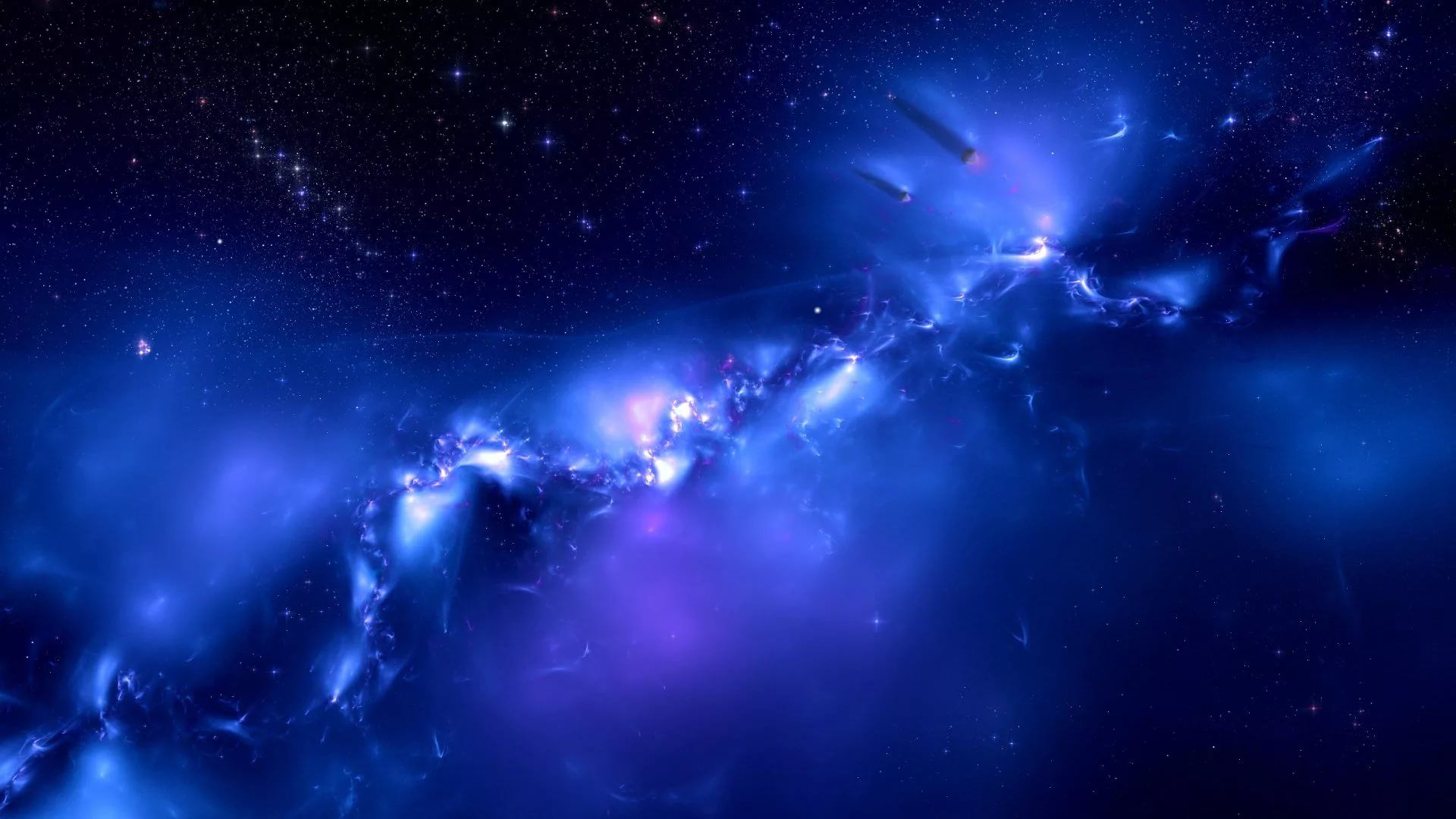 Blue Galaxy Wallpapers 24 Images Wallpaperboat