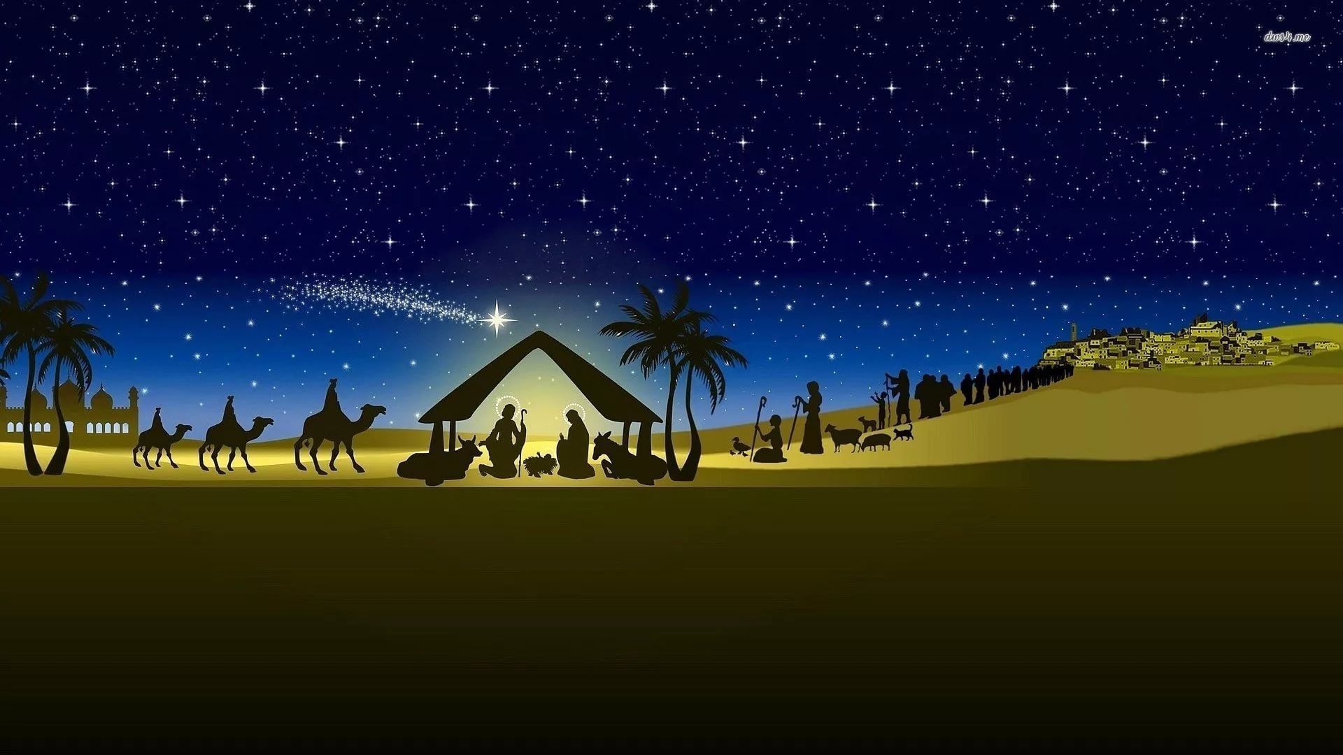 Christian Christmas computer Wallpaper