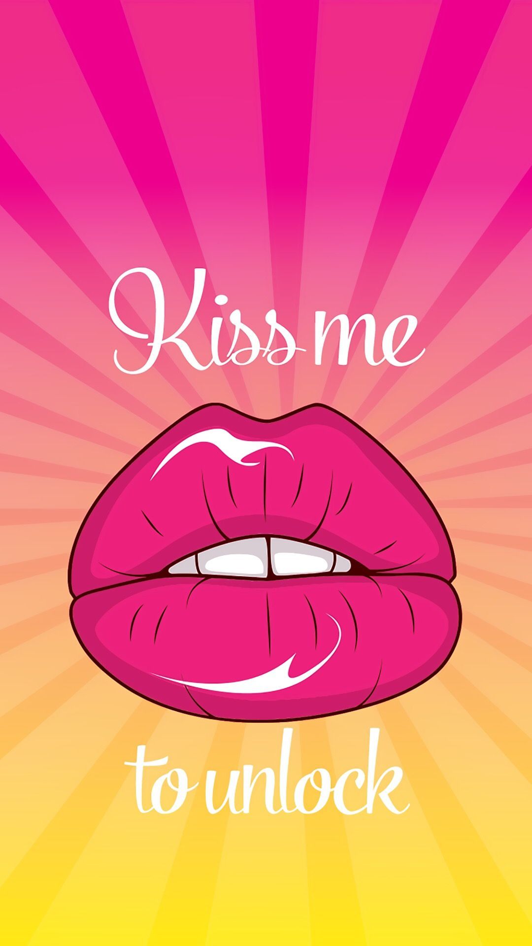 I Kiss U iPhone hd wallpaper
