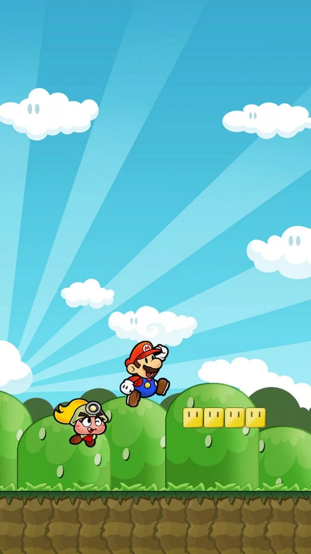 Mario iPhone hd wallpaper