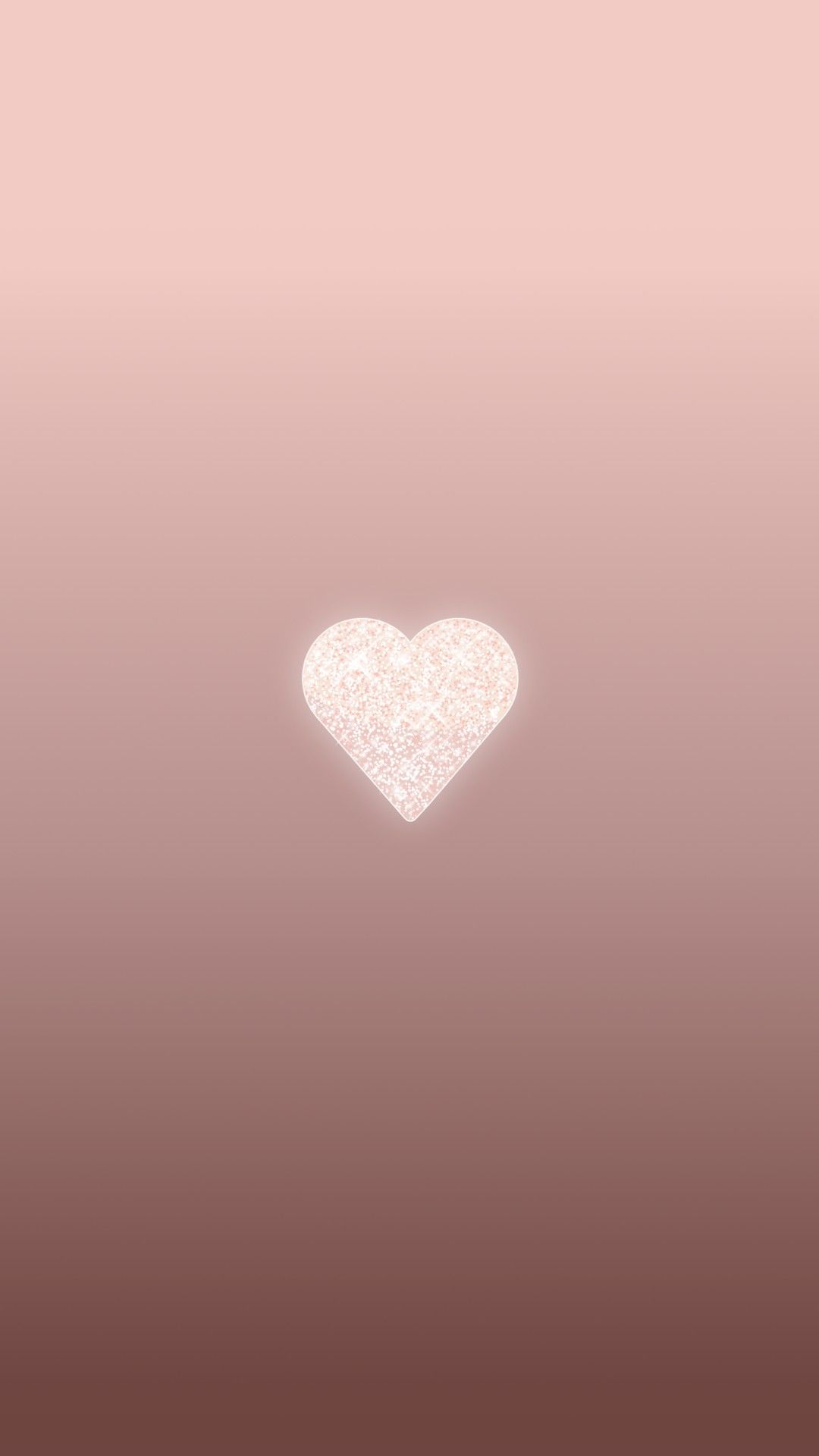 Rose Gold Heart iPhone 6 wallpaper