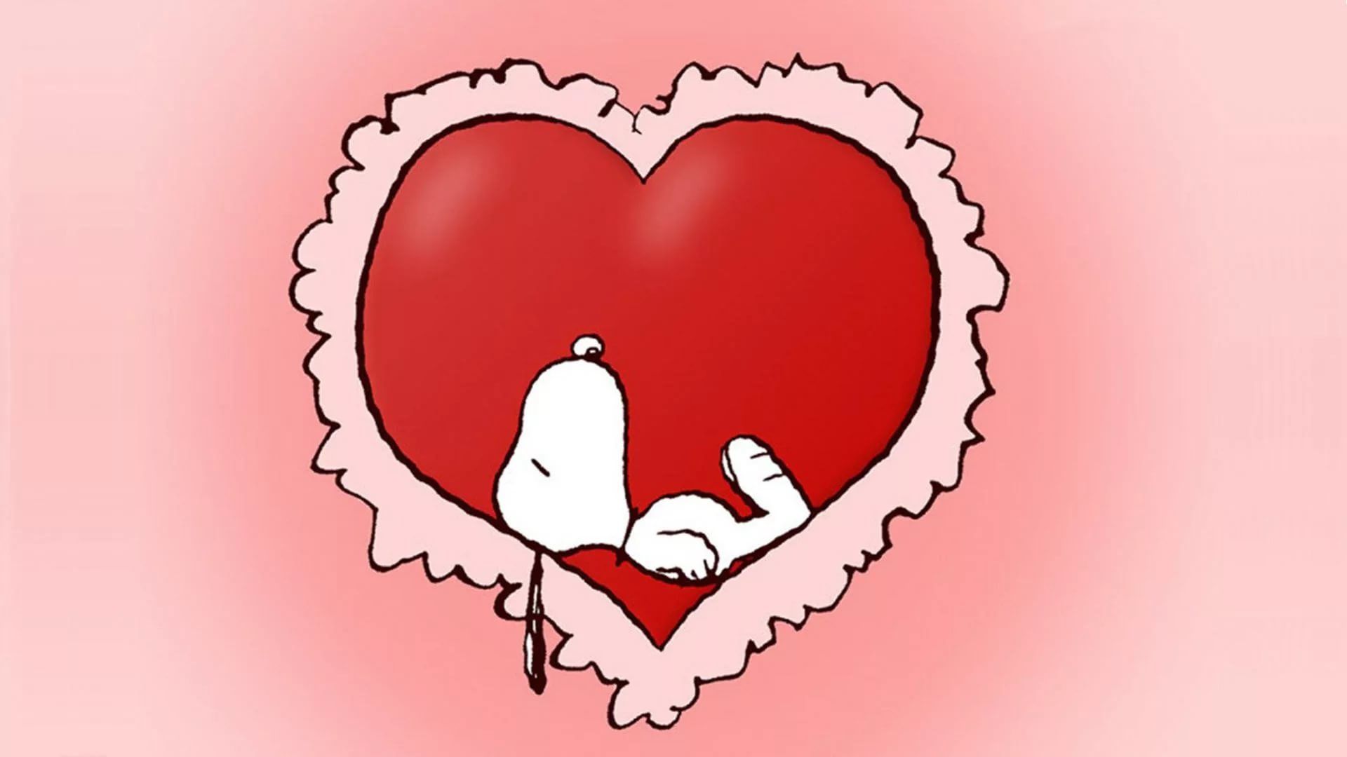 Snoopy Valentines Day hd desktop wallpaper