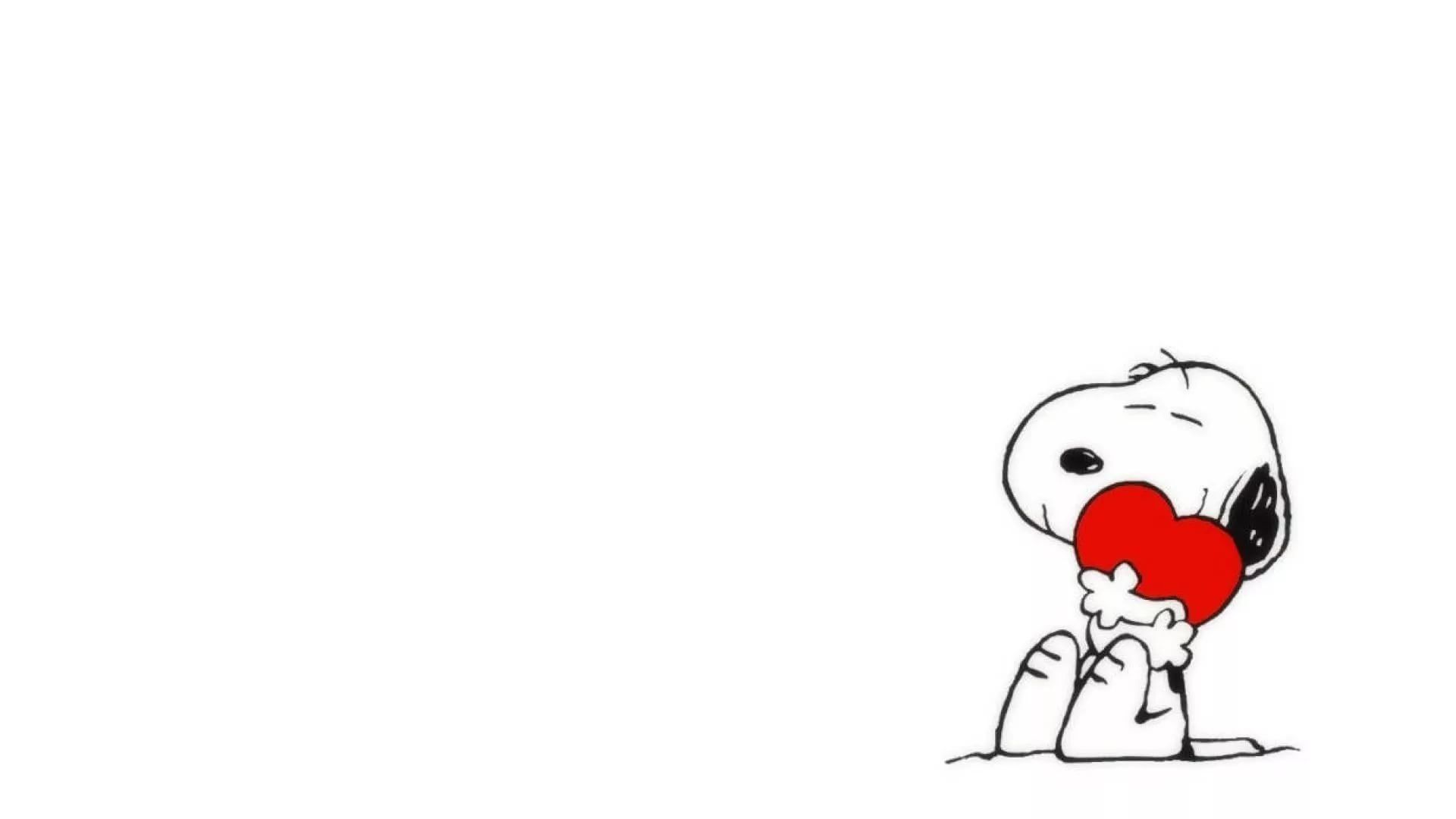Snoopy Valentines Day desktop wallpaper