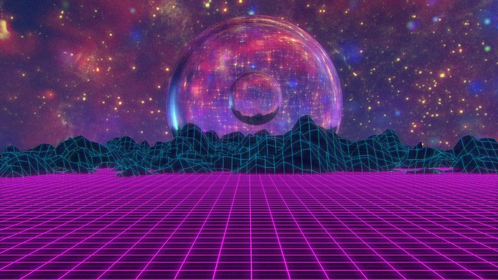 Synthwave download nice wallpaper