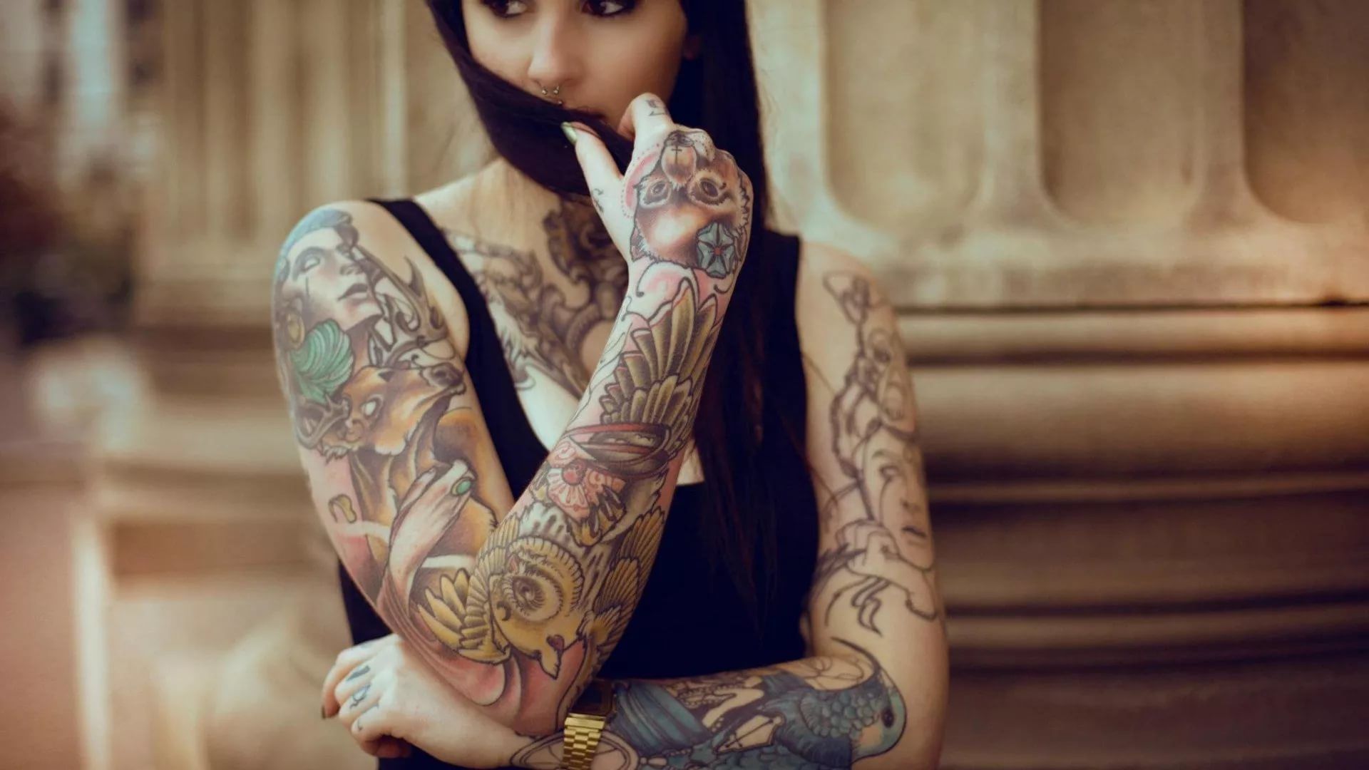 27 Tattoo Girl Wallpapers - Wallpaperboat