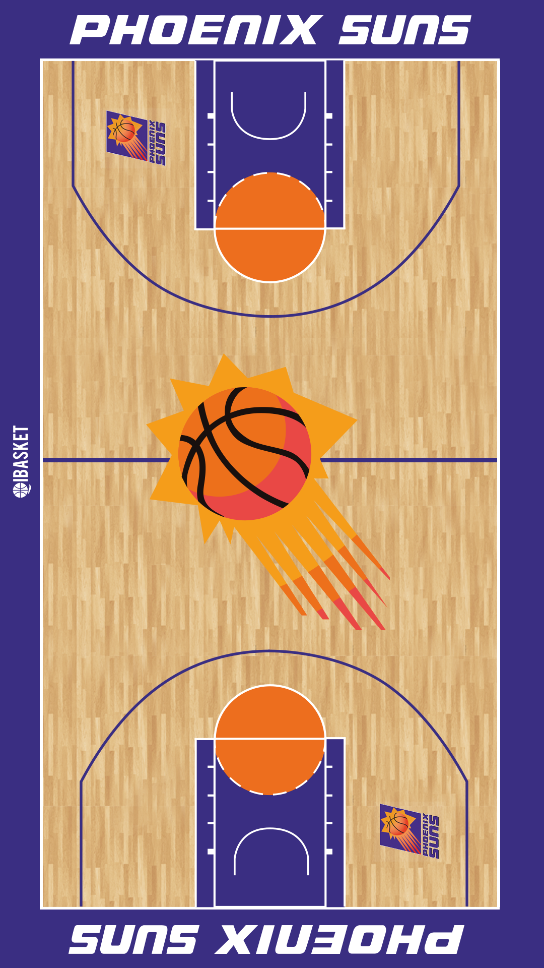 Basketball Court hd wallpaper