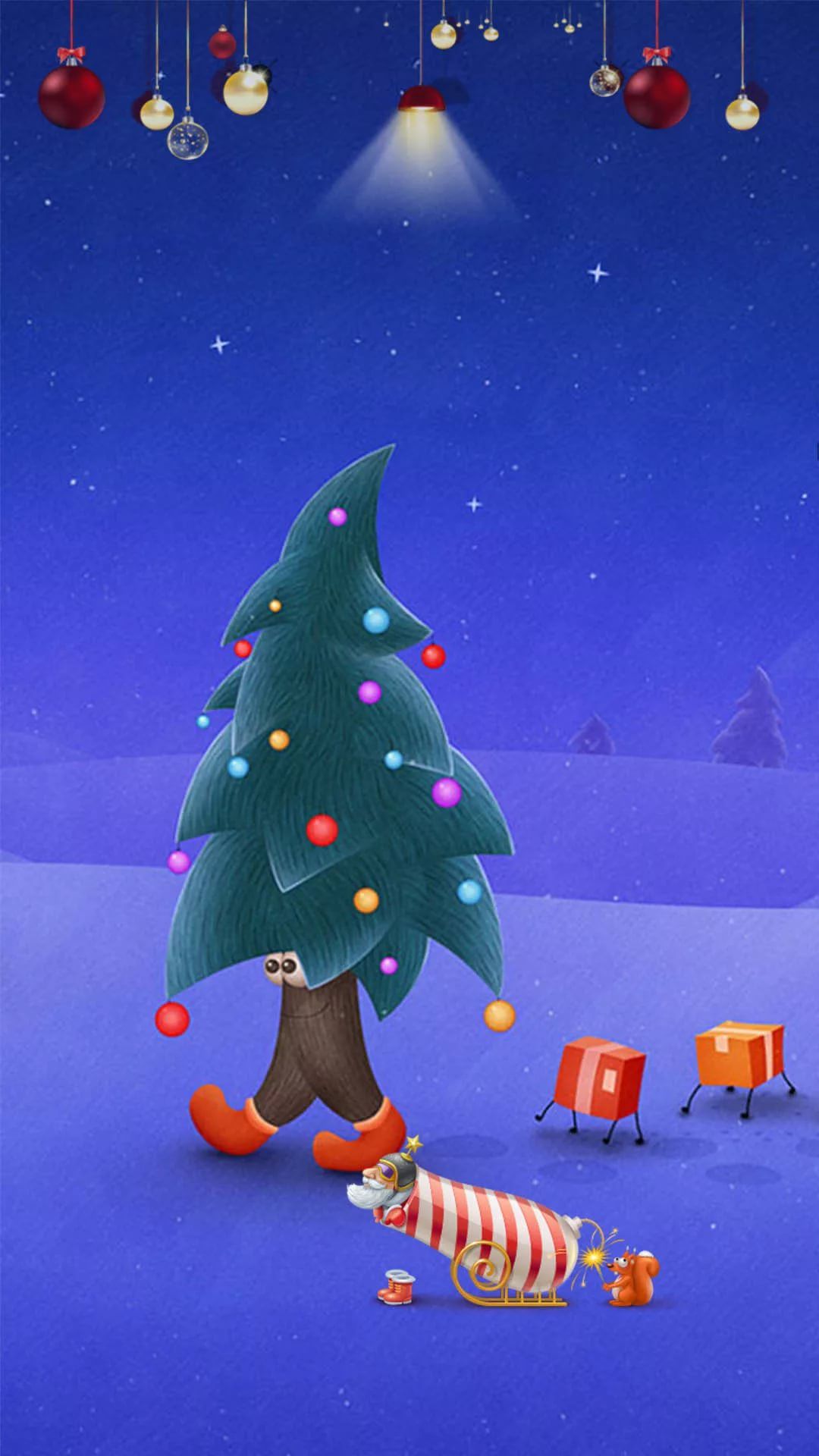 Free Christmas iPhone hd wallpaper