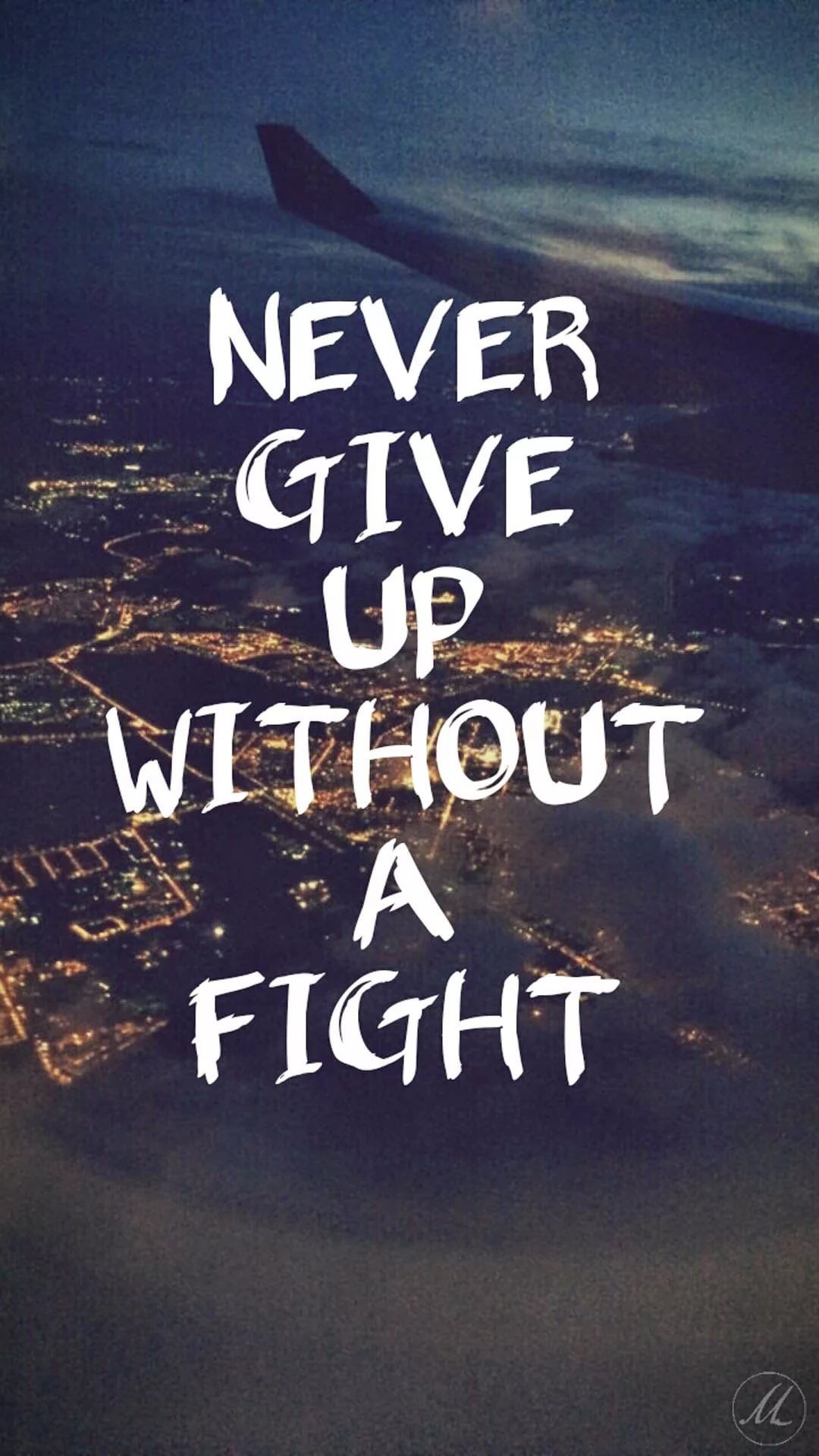 Never Give Up phone background