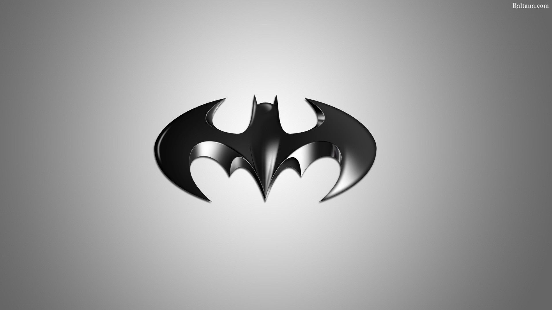 The batman logo with reflection  black and red 4K wallpaper download