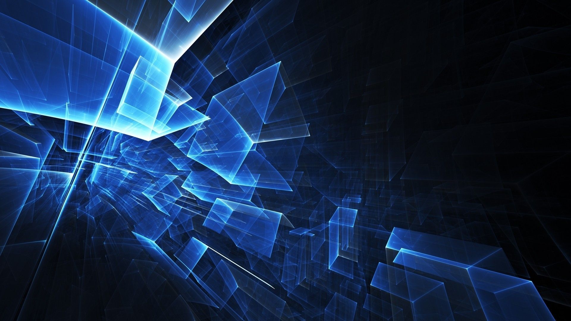 Blue Abstract, Background 3d 